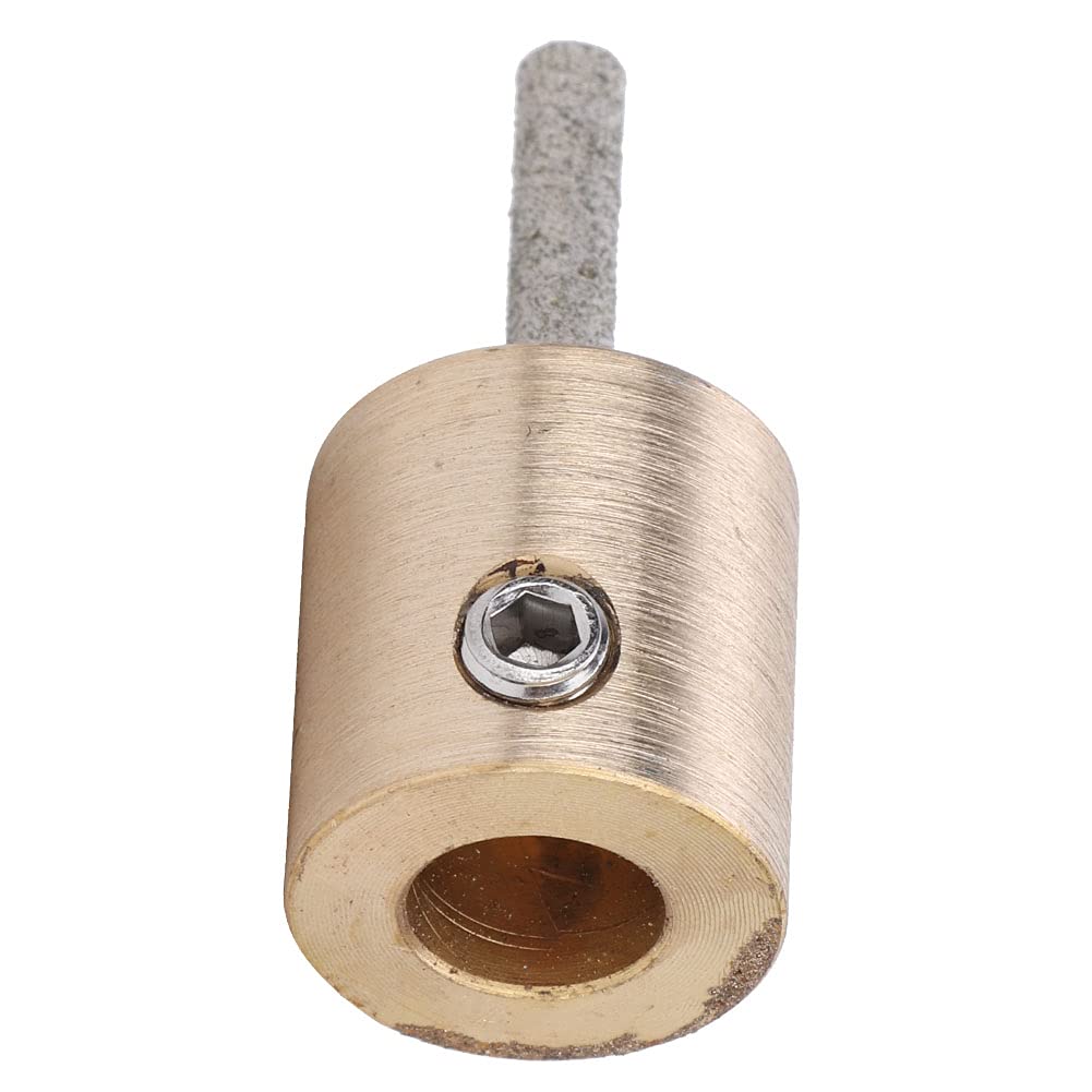Glass Grinder Bit - Metal Grinding Bit with Ceramic Abrasive Head for Inland Glass Grinder & Repair Tools (MCB18) - Perfect for Stained Glass, Mosaic, and DIY Glass Art Projects
