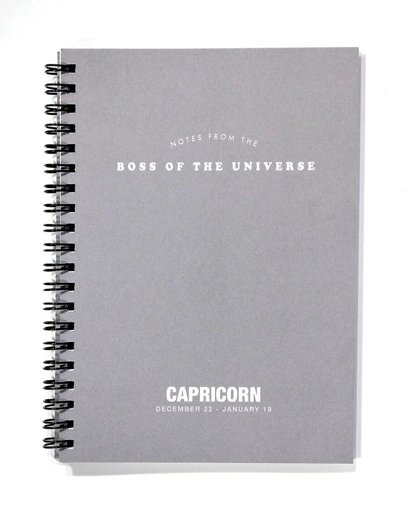 Capricorn Astrology Journal - Zodiac Horoscope Planner & Notebook for Goal Setting, Self-Discovery & Moon Tracking | Perfect for Daily Reflection, Meditation & Spiritual Growth