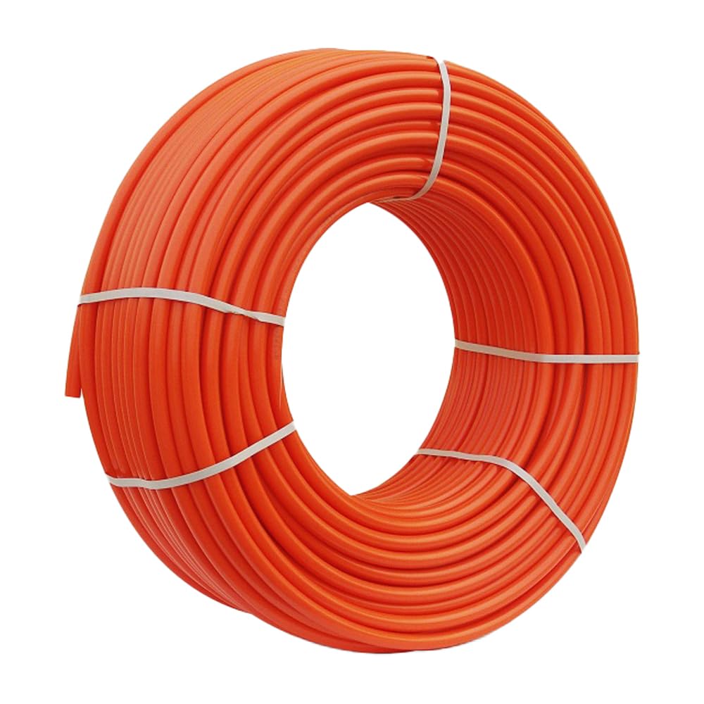 3/4 Inch PEX-AL-PEX Oxygen Barrier Radiant Heating Tubing - 300 Feet Orange for Underfloor Heating Systems & Snow Melting Applications