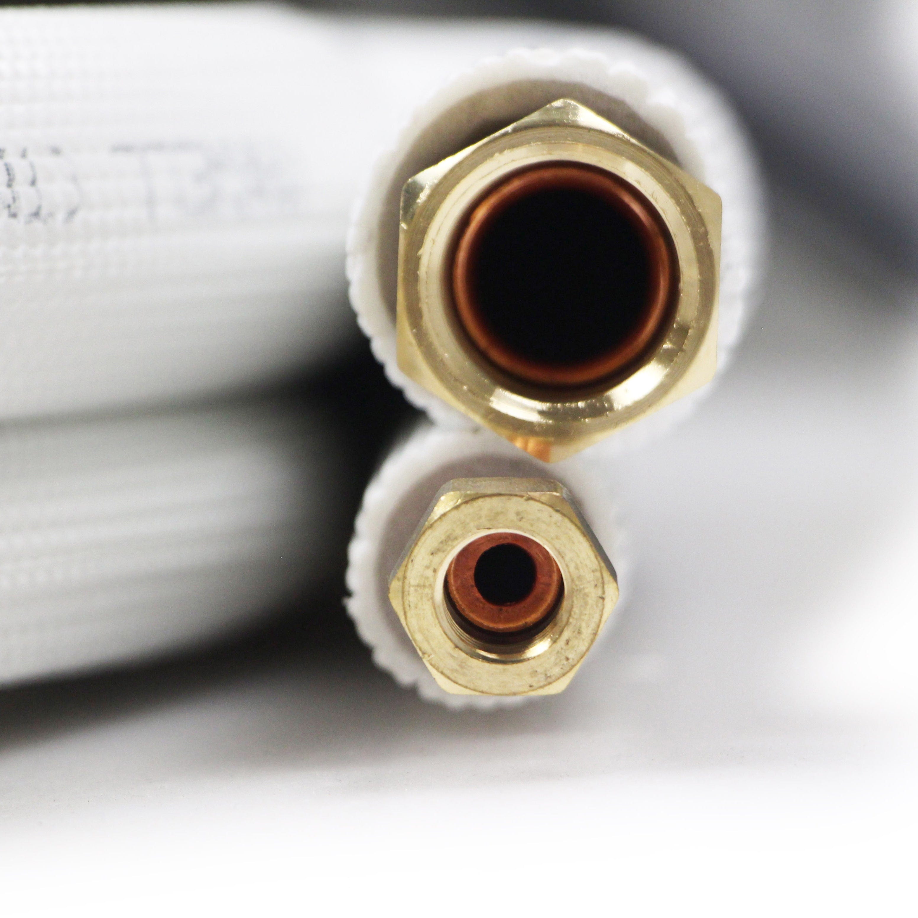 1/4 x 3/8 Mini Split Refrigerant Line Set - 33' Length with Factory Flared Ends & Interconnecting Electrical Wires - Perfect for AC Installation & HVAC System Repairs