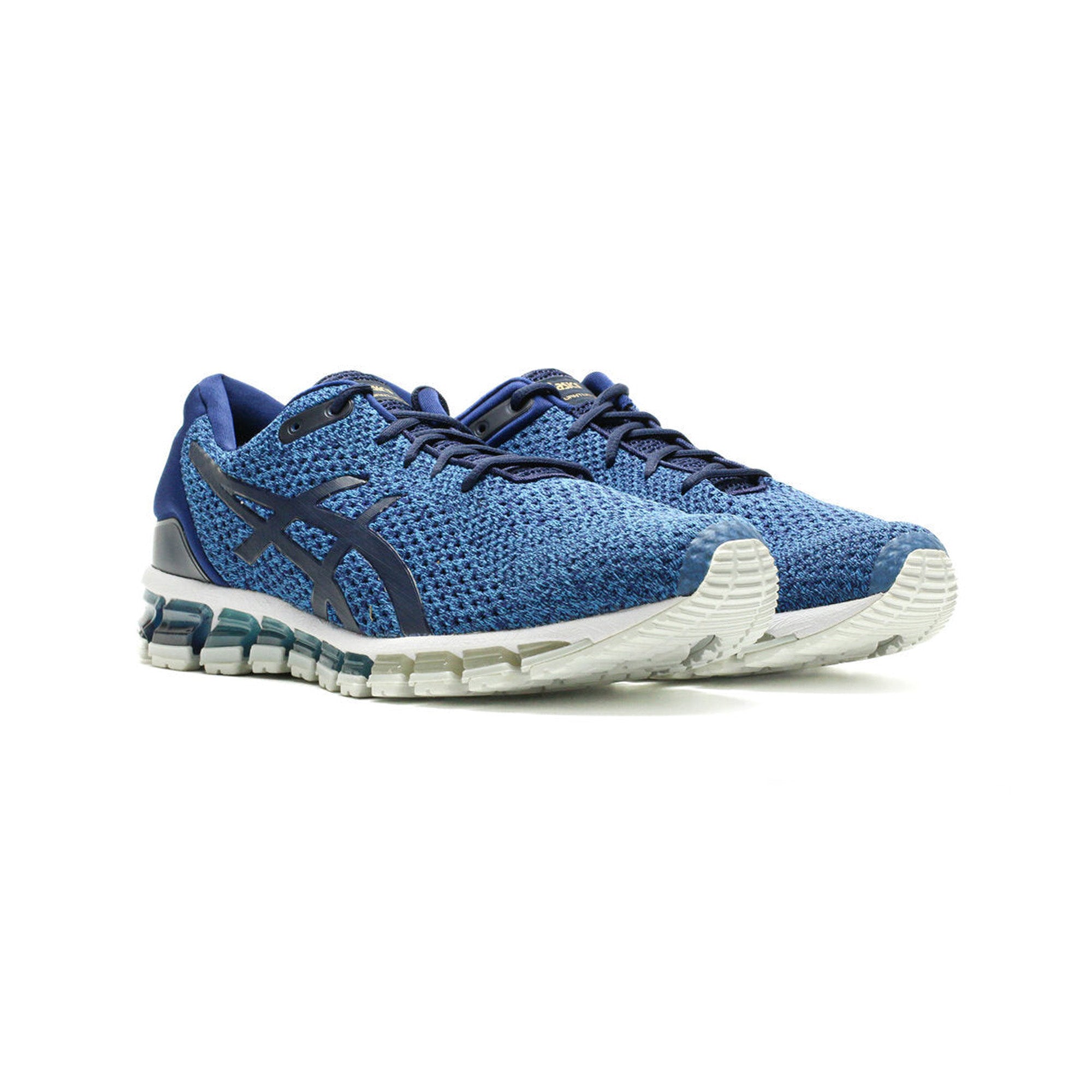 ASICS GEL Quantum 360 Knit Running Shoes for Men - Navy Blue Cushioned Sneakers for Jogging, Gym Workouts & Daily Comfort