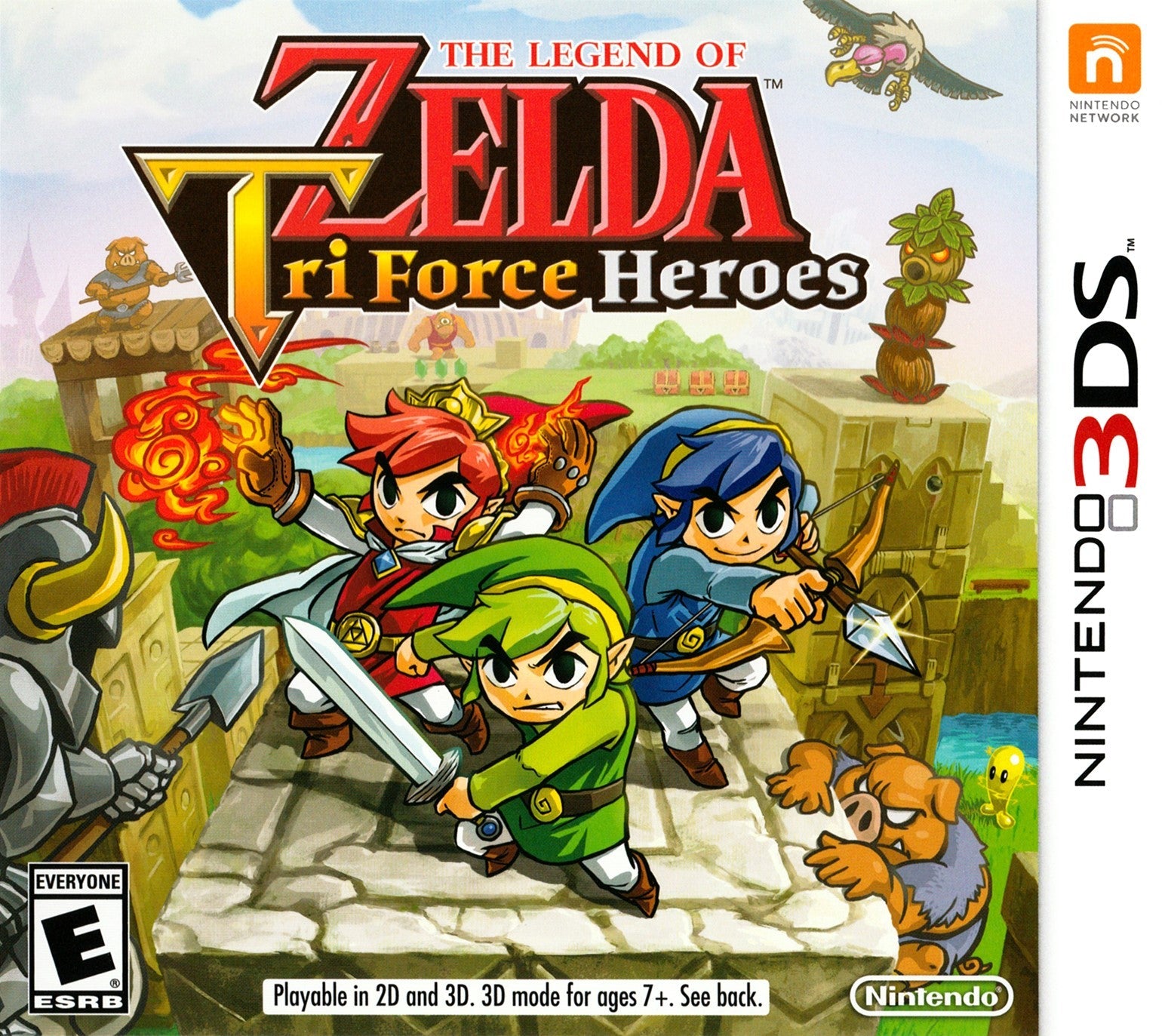 The Legend of Zelda: TriForce Heroes - Nintendo 3DS Adventure Game | Multiplayer Co-op Action | Perfect for Gaming Parties & Friends Playthroughs