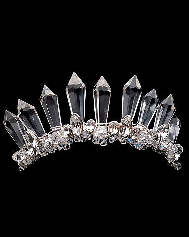Ethereal Princess Crystal Wedding Crown by Venine & Kezani | Bridal Headpiece for Weddings, Prom, Quinceañera & Photo Shoots