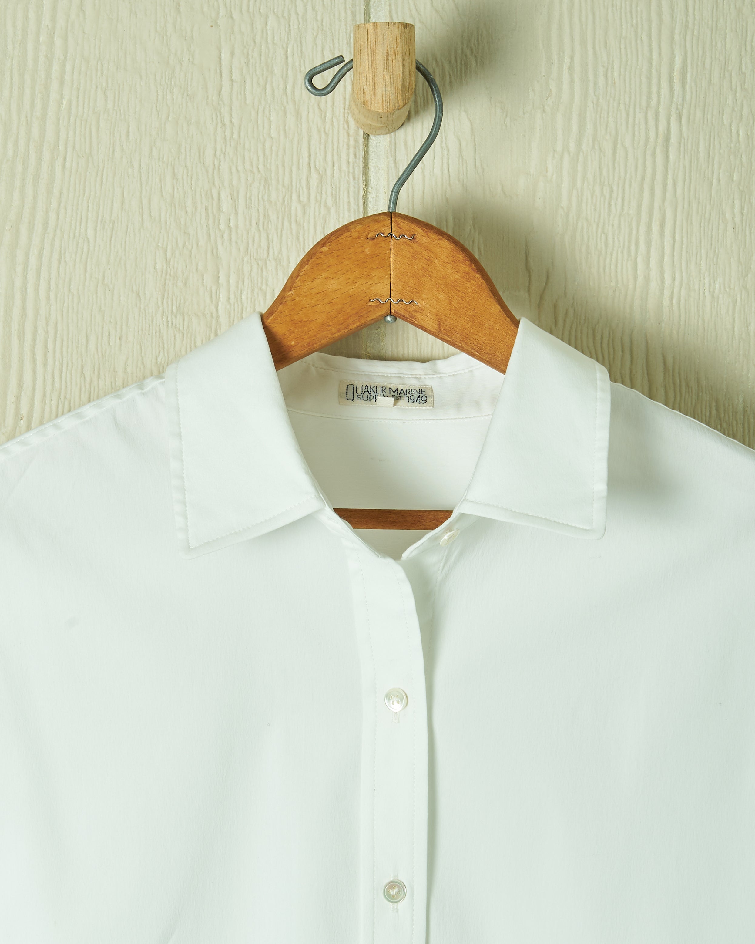 Women's White Cotton Tencel Point Collar Blouse - Elegant Office Wear & Casual Chic Top for Work & Everyday Outfits