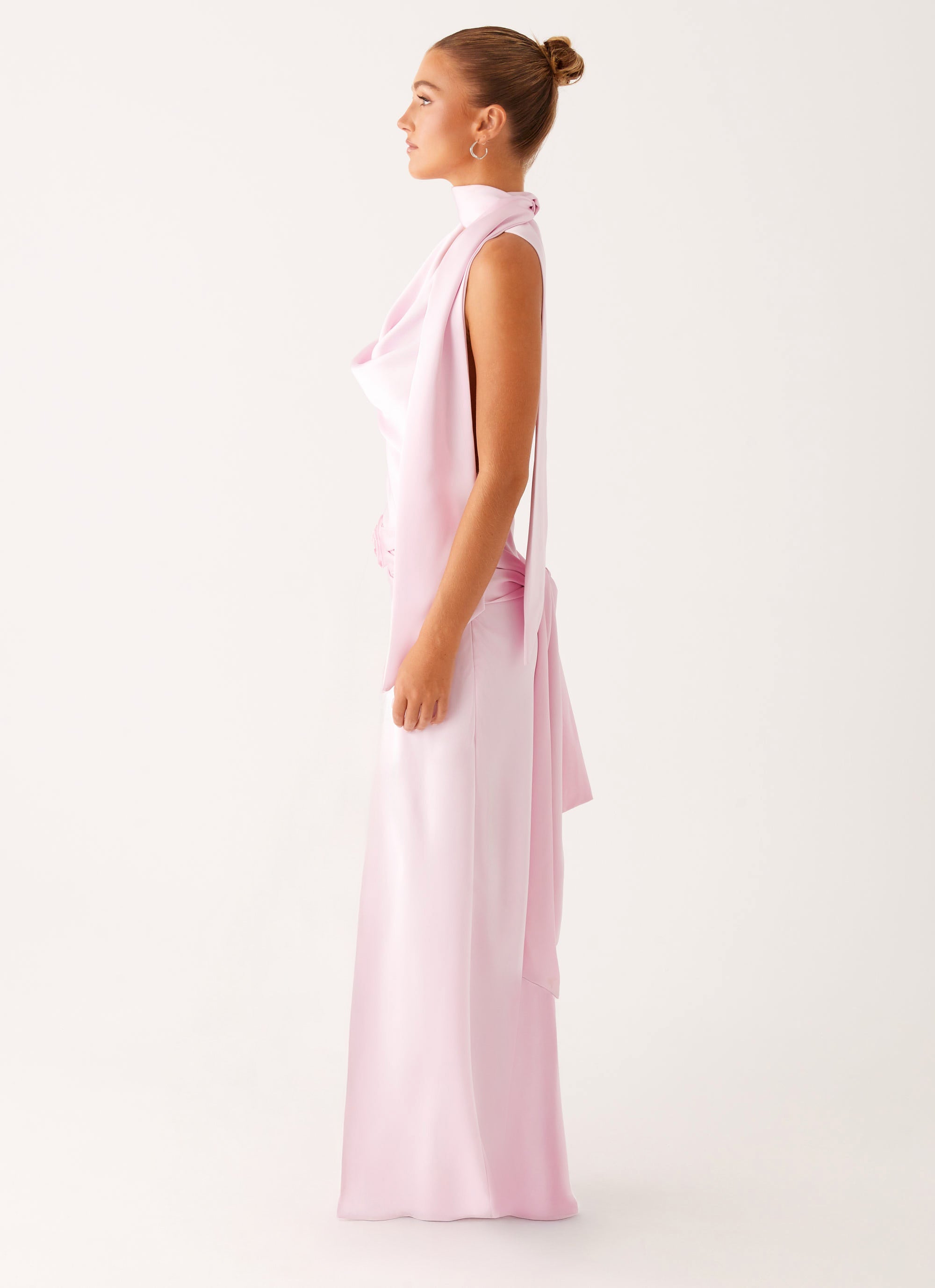 Imani Maxi Dress for Women - Flowy Long Summer Dress in Pink | Perfect for Beach, Vacation & Casual Wear