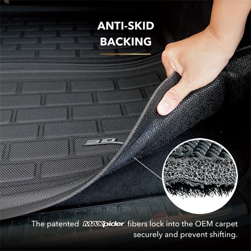3D MAXpider Custom Fit Cargo Liner for 2016-2018 Toyota RAV4 Hybrid | Kagu Series | All-Weather Protection | Durable & Non-Slip Design | Perfect for Road Trips, Camping & Pet Transport