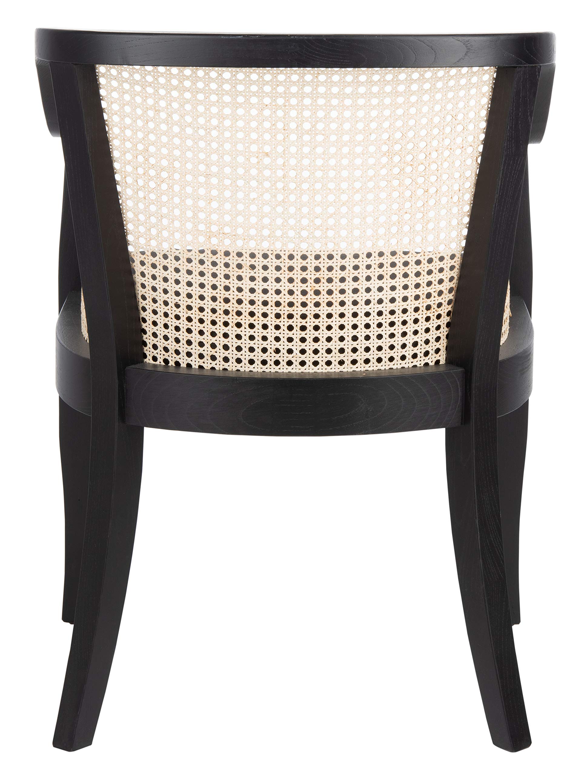 Safavieh Home Rina White Dining Chair - Modern Upholstered Side Chair for Kitchen, Dining Room & Office - Comfortable & Stylish Seating Solution