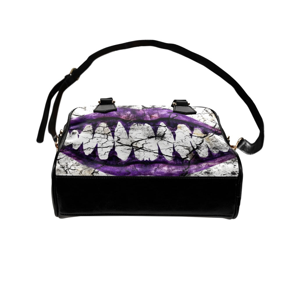 Stylish Purple Crossbody Shoulder Bag for Women - Fashionable & Comfortable Everyday Purse for Work, Travel, and Shopping