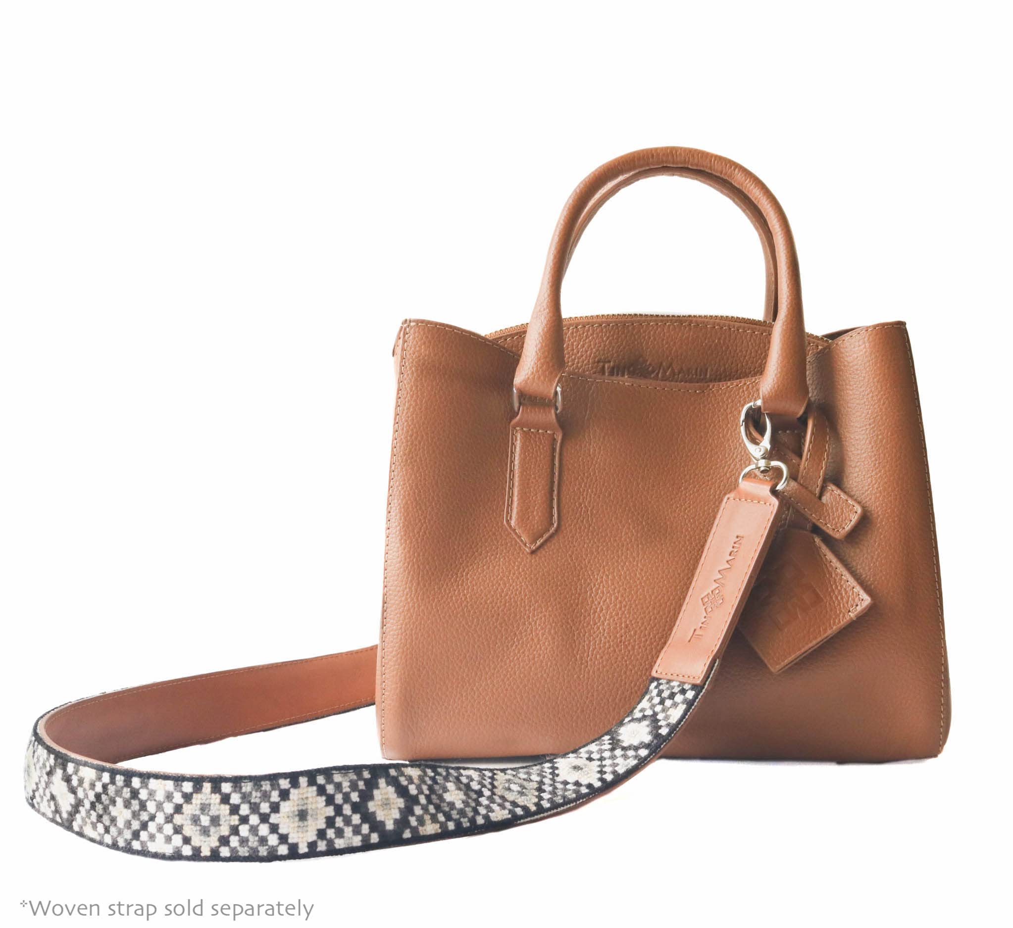 Emma Leather Satchel - Small Crossbody Bag for Women, Genuine Tan Leather Purse with Zipper Pocket, Handmade Shoulder Bag - Perfect for Work, Travel & Everyday Use