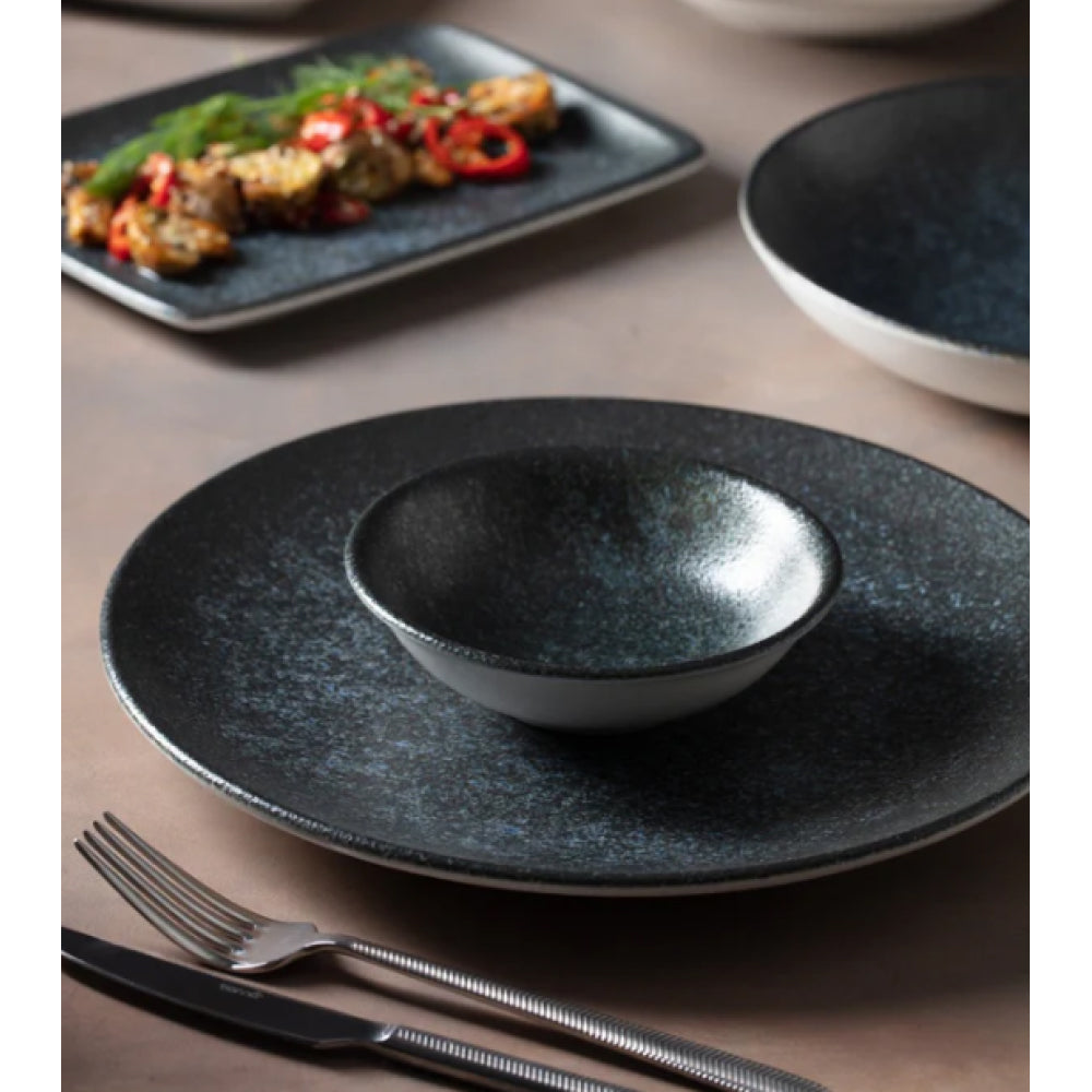 Bonna Vega 10.5 Inch Round Porcelain Deep Plate - Elegant Dinnerware for Gourmet Meals, Soup, Pasta & Desserts | Perfect for Fine Dining, Restaurants & Home Entertaining