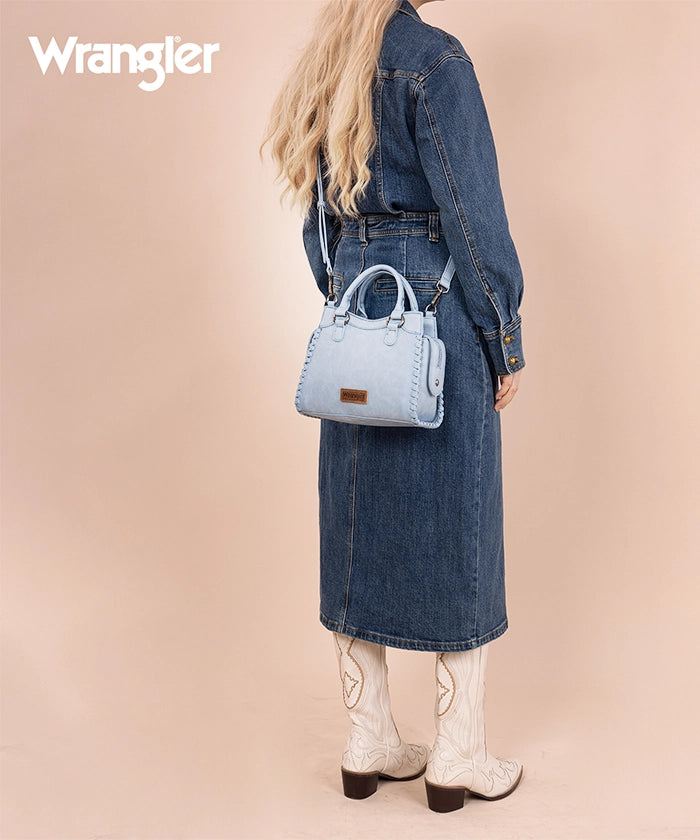 Wrangler Braided Tote Bag for Women - Stylish & Durable Woven Handbag - Perfect for Shopping, Beach, Work & Travel Accessories