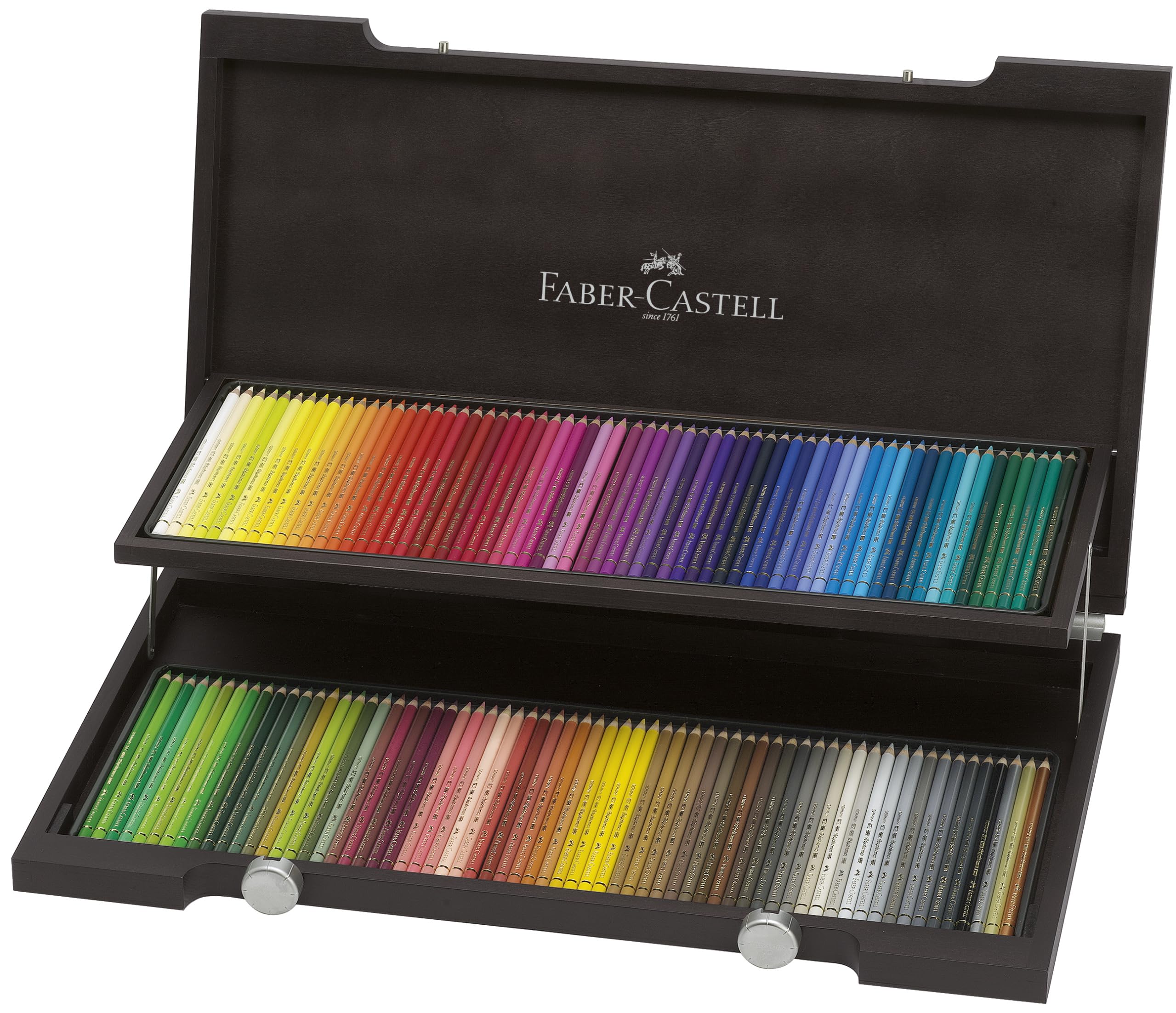 Faber-Castell Polychromos 120 Premium Colored Pencil Set in Wooden Case - Professional Artist Drawing & Sketching Supplies for Adult Coloring, Illustration & Fine Art