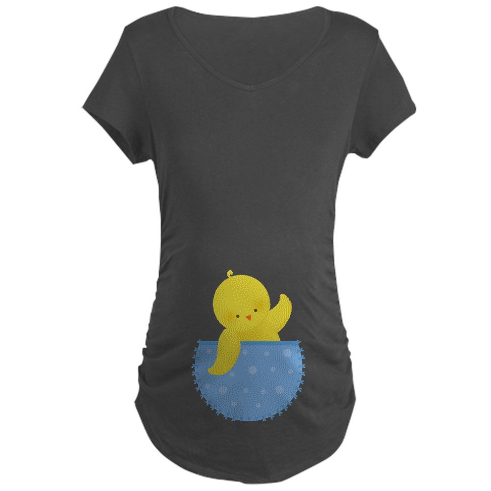 Cute Easter Chick Pregnancy Maternity T-Shirt for Women - Funny Easter Baby Announcement Tee for Expecting Moms - Perfect for Easter Celebrations, Gender Reveals & Maternity Photos