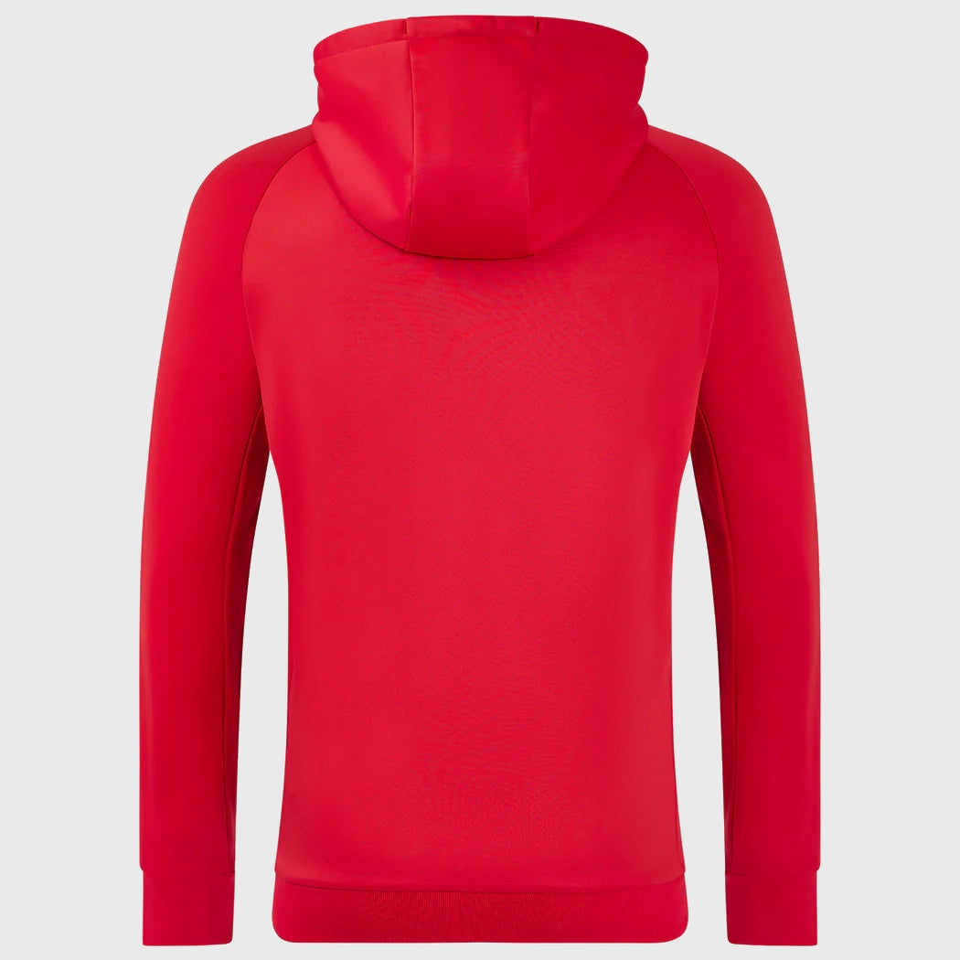 Castore Scarlets Rugby Hoody - Men's Red Pullover Hoodie for Rugby Fans | Warm & Comfortable for Training, Matches & Casual Wear