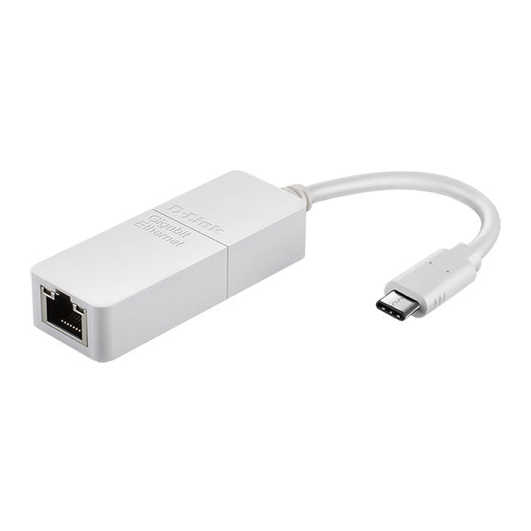 D-Link DUB-E130 USB-C to Gigabit Ethernet Adapter - High-Speed Wired Internet Connection for MacBook, Chromebook, Windows Laptops - Perfect for Home Office, Online Gaming & Video Conferencing