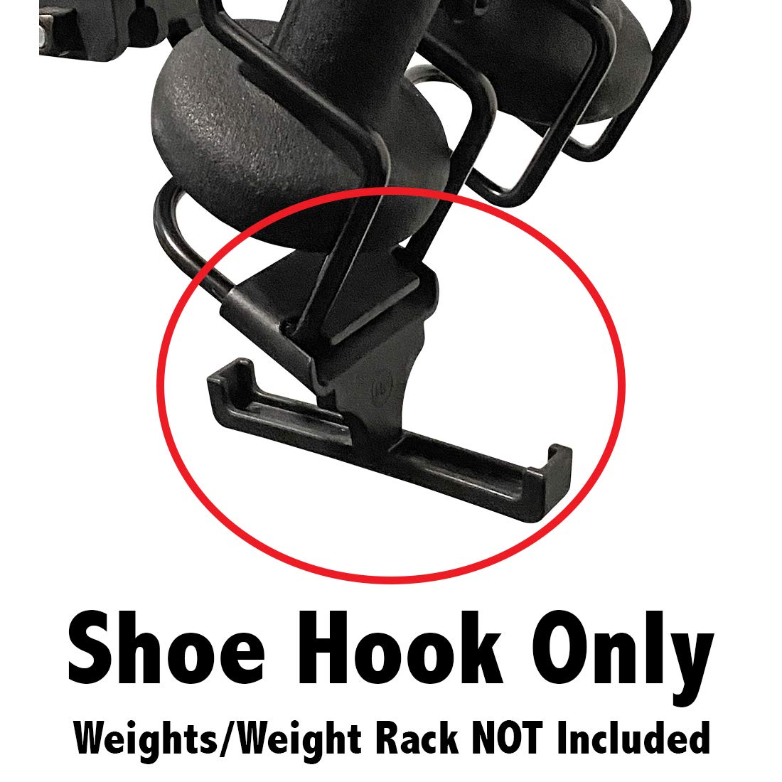 Peloton Bike Shoe Hook Hanger - Durable Shoe Organizer for Cycling Shoes (Not Compatible with Bike+) - Perfect for Home Gym Storage & Wall Mounted Bike Accessories