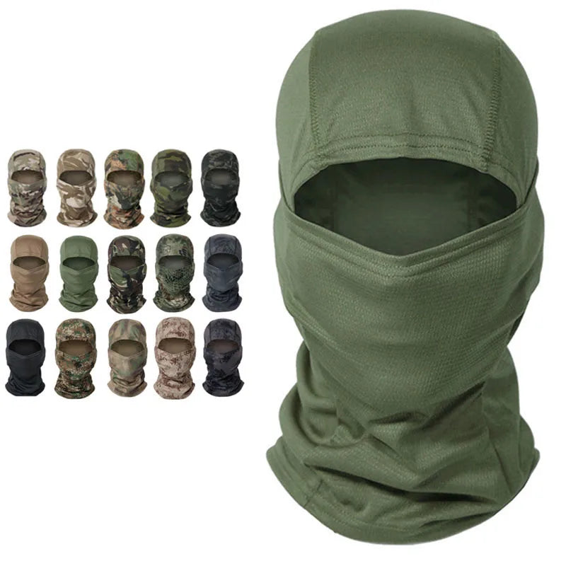 All Season Tactical Nylon Balaclava - Windproof & Breathable Face Mask for Skiing, Motorcycling & Outdoor Sports