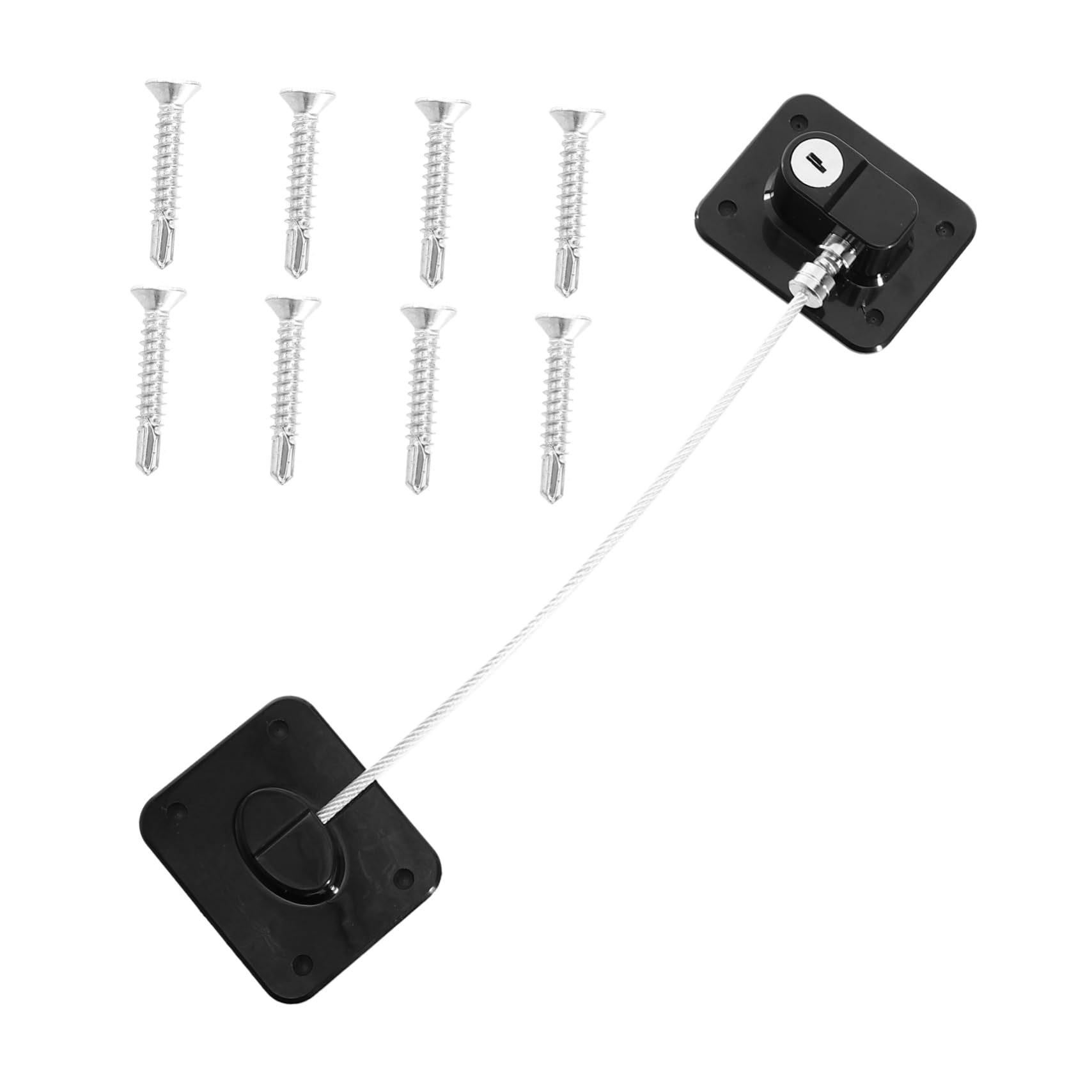 HEMOTON Baby Proof Cabinet Locks - Child Safety Locks for Fridge, Window & Drawer | Multi-Function Door Latches | Easy Installation | Perfect for Kitchen, Nursery & Home Safety