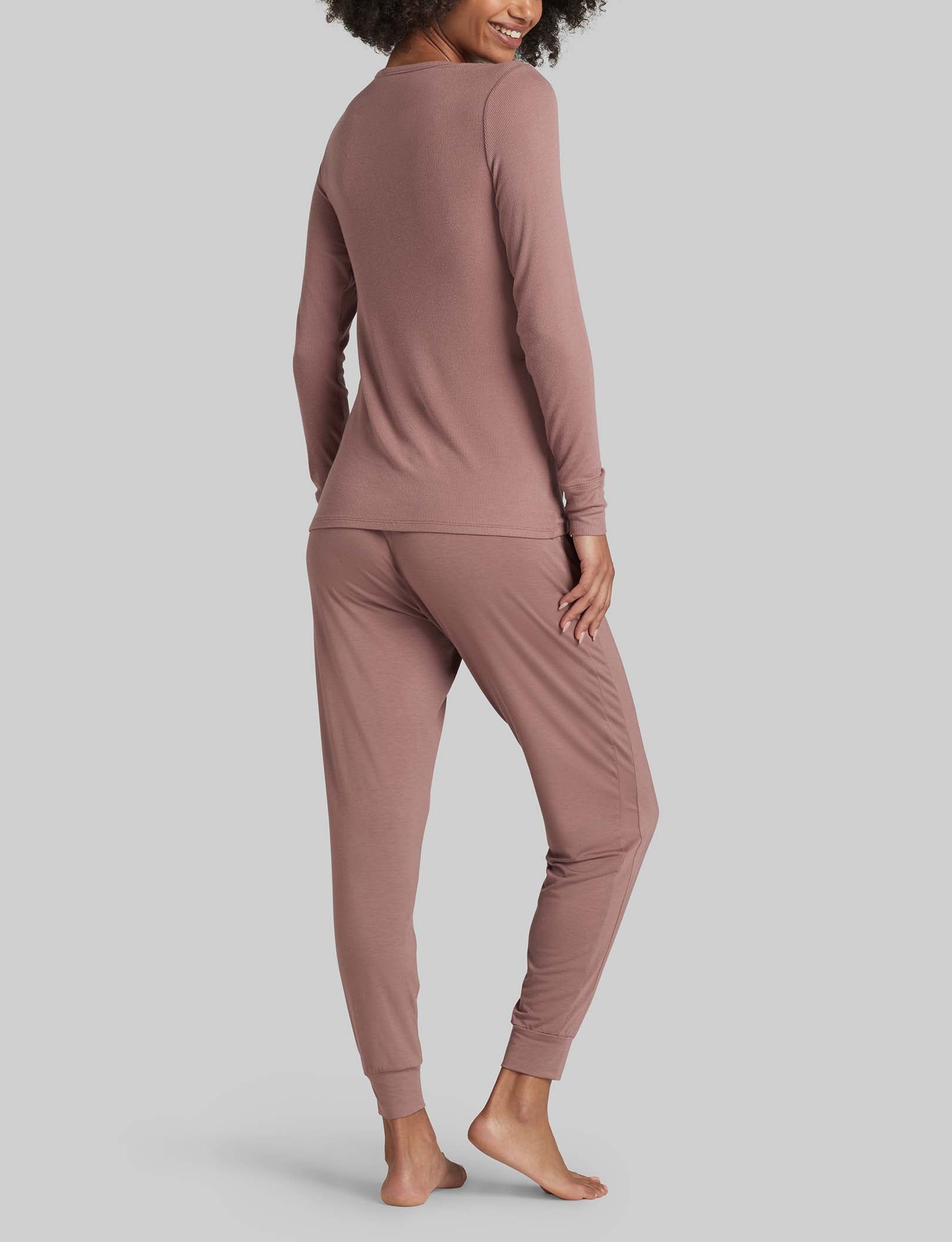 Women's Casual Henley Top - Soft Long Sleeve Button Down Shirt for Relaxing at Home, Lounging & Weekend Outfits