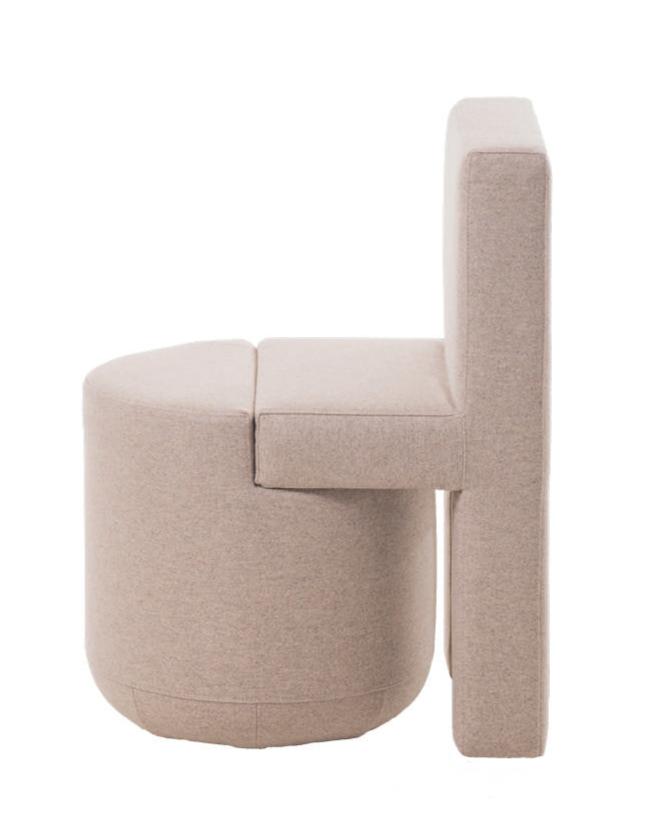 Oitoproducts Fossil Chair - Mid-Century Modern Accent Chair for Living Room, Bedroom & Office - Stylish & Comfortable Home Decor Furniture