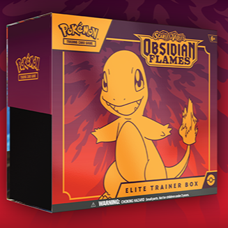 Pokemon Scarlet & Violet Obsidian Flames Elite Trainer Box - Collectible Trading Card Game Set for Battles & Deck Building