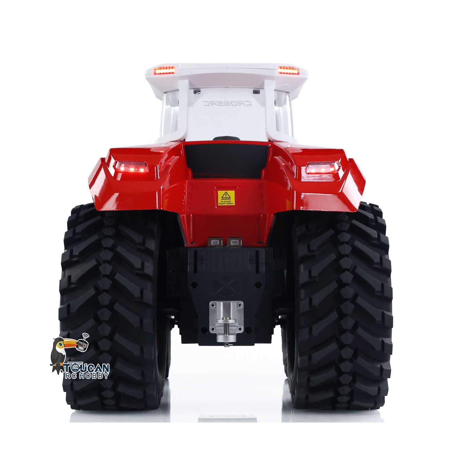 CrossRC 1/8 Scale RC Tractor TL4 Iron Bull - 2 Speed Remote Control Model Car with LED Lights | Heavy Duty Off-Road Crawler for Farm Simulation & Agricultural Vehicle Enthusiasts | Perfect for Hobbyists, Collectors and Outdoor RC Racing
