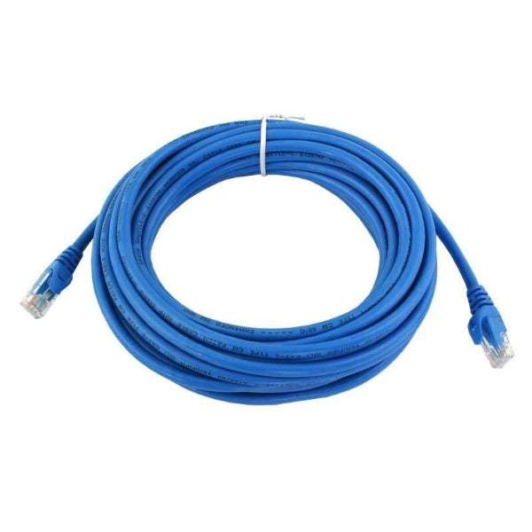 Premium Cat 6 Ethernet Cable for CCTV Security Systems - 5m & 10m Pre-Made Network Cables (Indoor/Outdoor Use for Home & Office Surveillance)