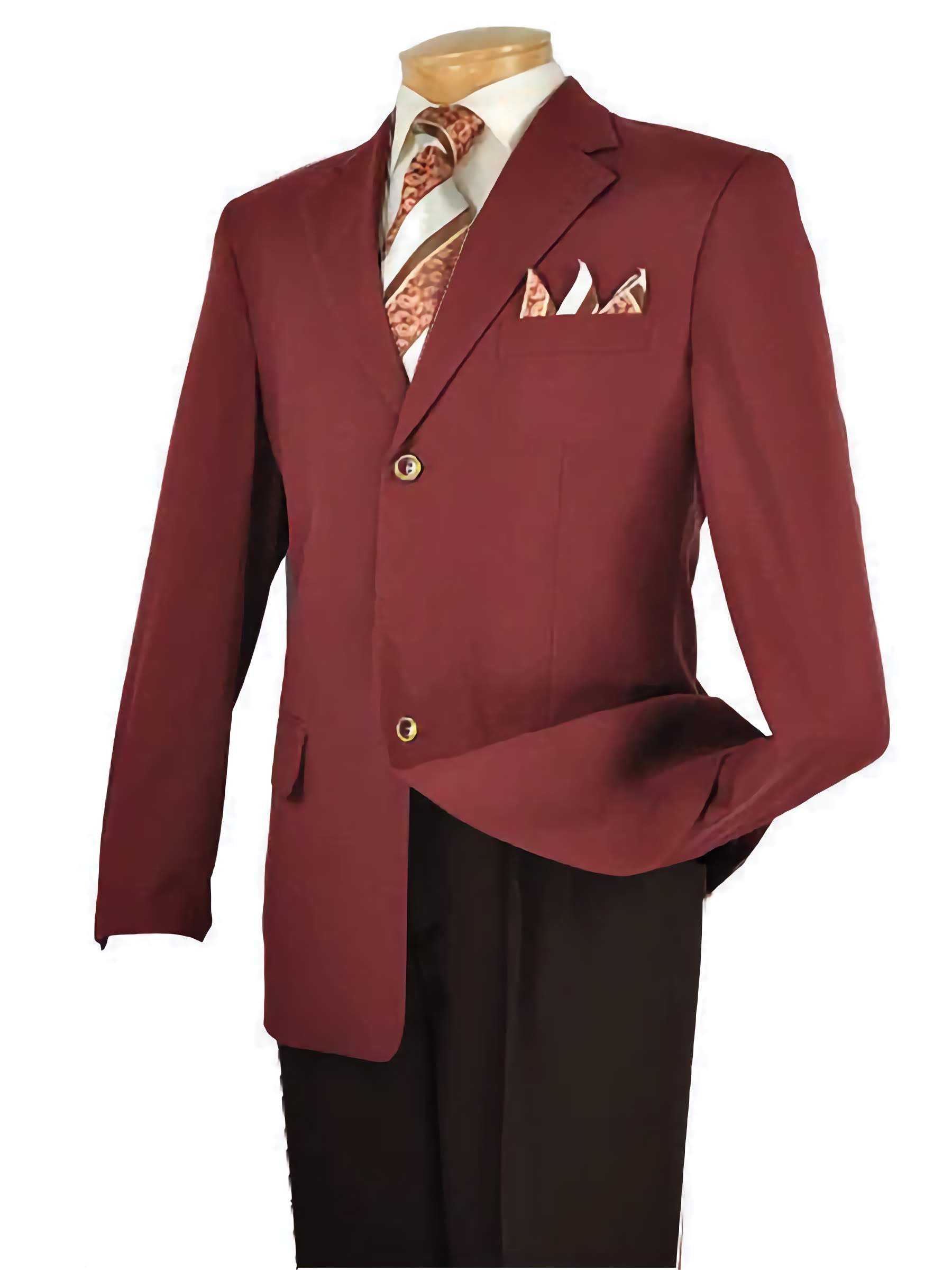 Men's Burgundy Regular Fit Everyday Blazer Jacket for Work, Office & Casual Wear | Slim Fit Business Coat for Men