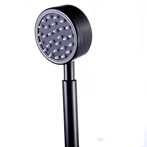 High Pressure Handheld Shower Head - 304 Stainless Steel Matte Black Wall Mount Showerhead for Bathroom & Spa Relaxation