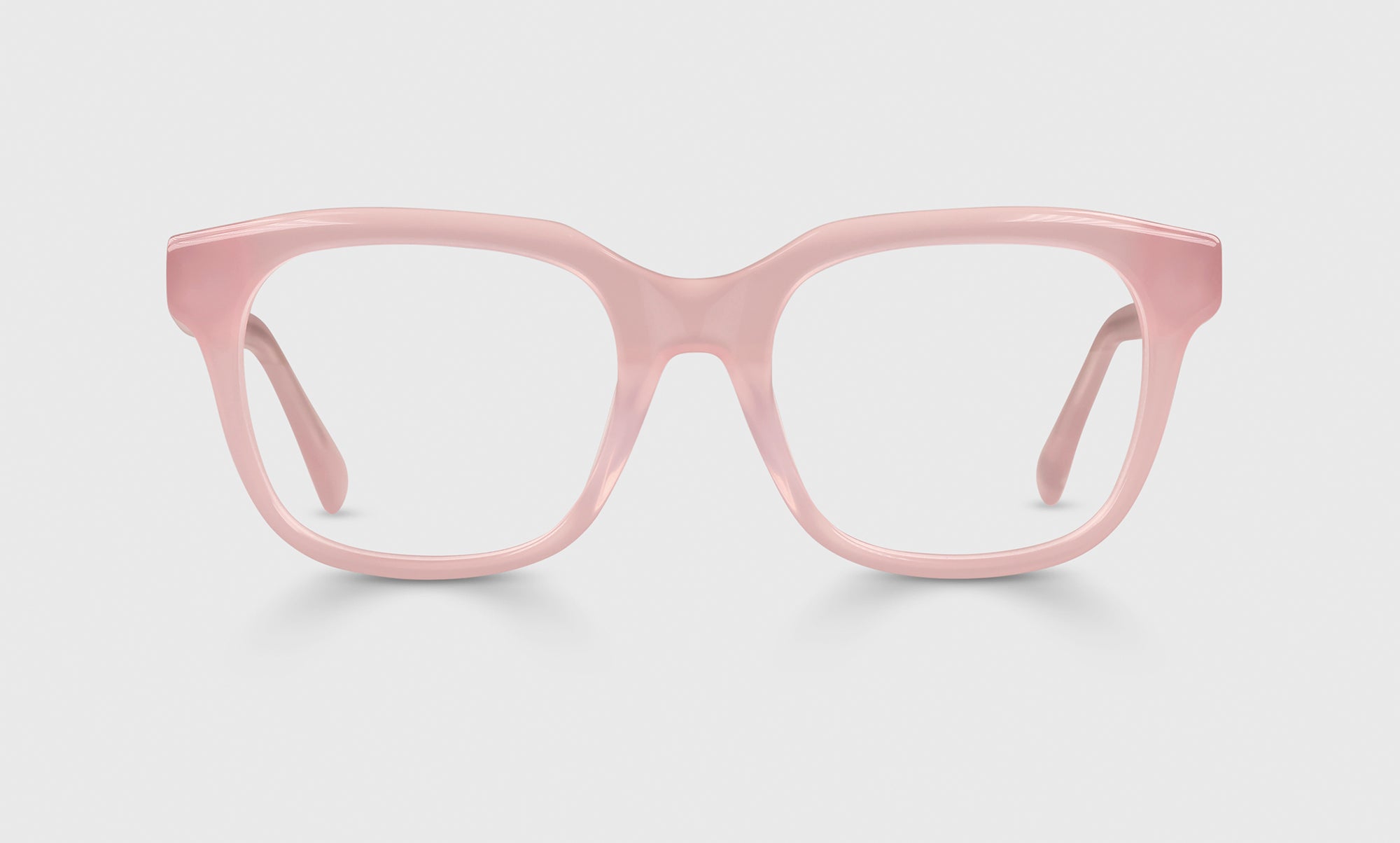 Nomad Color 45 Eyeglasses - Misty Rose Pink Frame with Comfortable Temples | Stylish Reading Glasses for Women & Men | Perfect for Office, Reading & Fashion Accessories