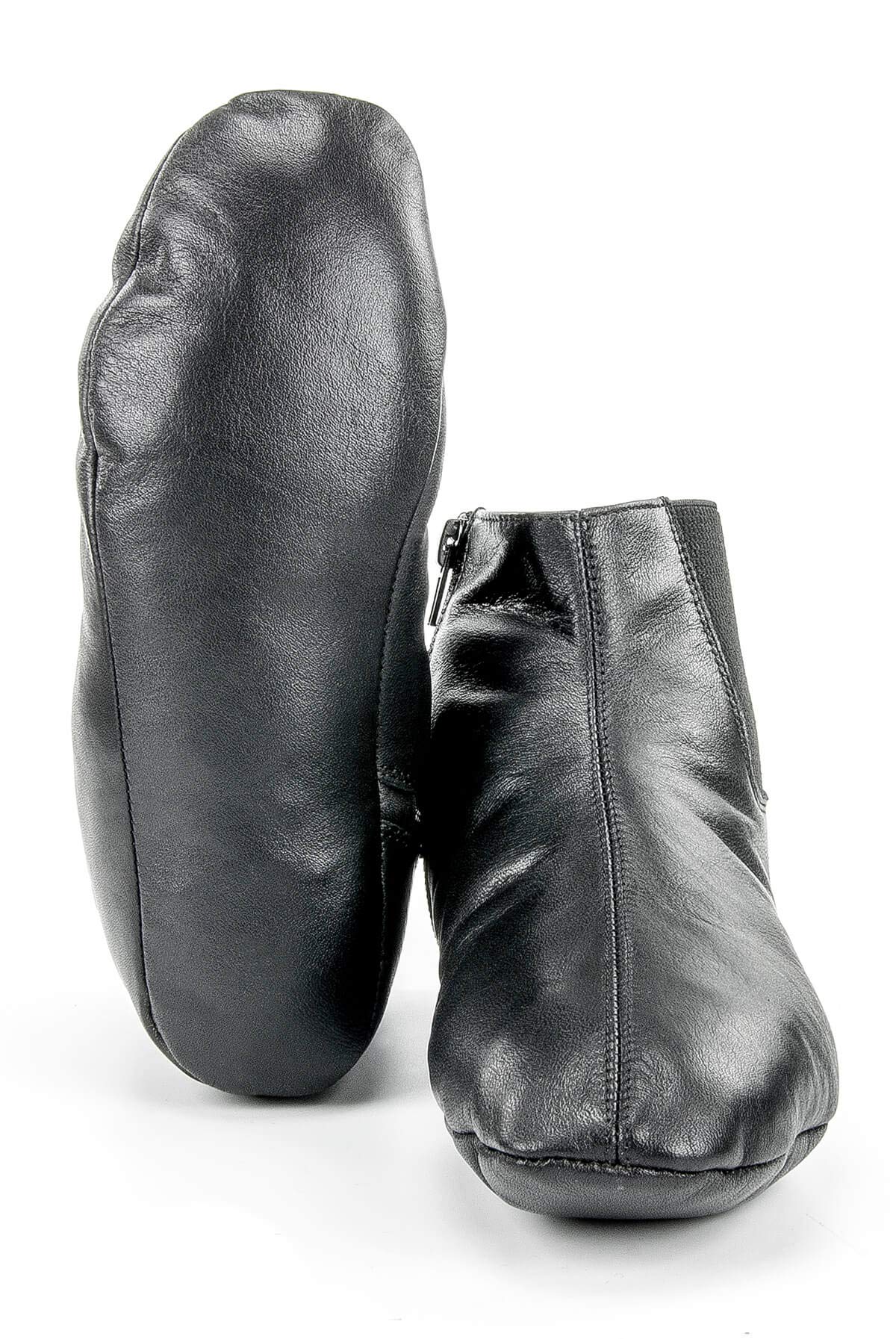 Premium Halal Leather Khuffain with Zipper - Sunnah Khuff Socks for Prayer & Mosque - Comfortable Islamic Footwear for Men - Black Leather Khuff for Daily Use & Religious Occasions