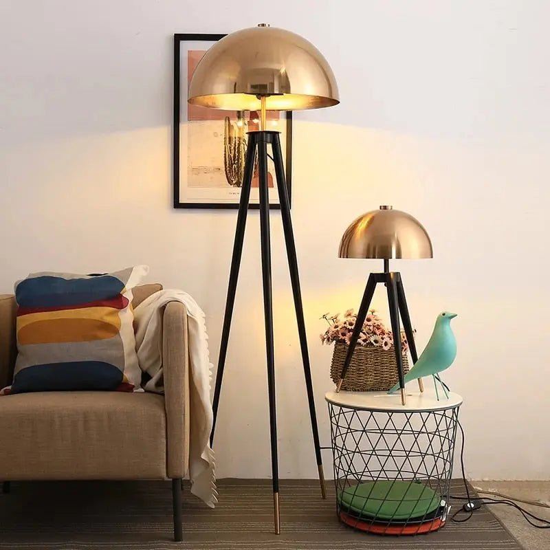 Modern Medi Statement Floor Lamp - Adjustable Brightness for Living Room, Bedroom & Office - Stylish LED Standing Light for Home Decor