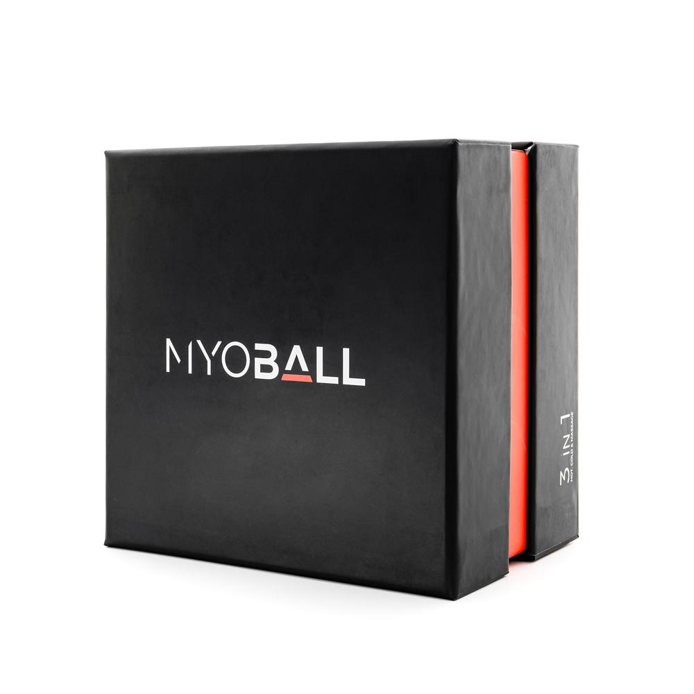 MYOBALL Massage Therapy Ball - Deep Tissue Muscle Pain Relief, Trigger Point & Myofascial Release - Perfect for Athletes, Yoga & Post-Workout Recovery