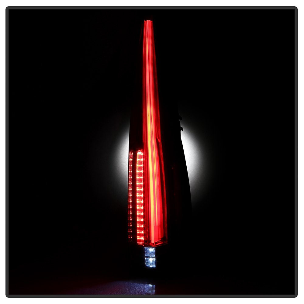 High-Quality Aftermarket LED Tail Lights for 2007-2014 Cadillac Escalade - Black 2-in-1 Design | Perfect for Night Driving & Custom Car Upgrades
