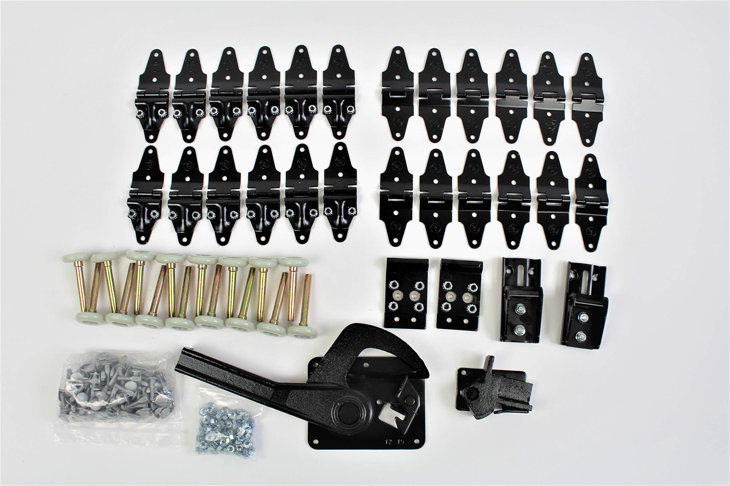 Trailer Roll-Up Door Hardware Repair Kit with Lock L8 - Heavy Duty Replacement Parts for Cargo & Enclosed Trailers - Easy DIY Installation for Secure Transport