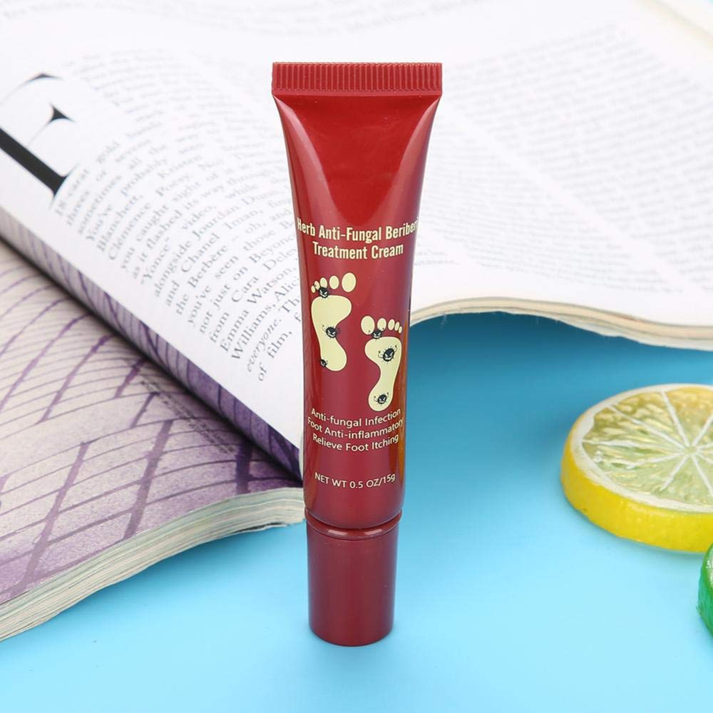 15g Natural Plant Foot Care Cream - Moisturizing Ointment for Fungal Relief & Cracked Heels | Ideal for Athletes, Diabetics & Daily Foot Care