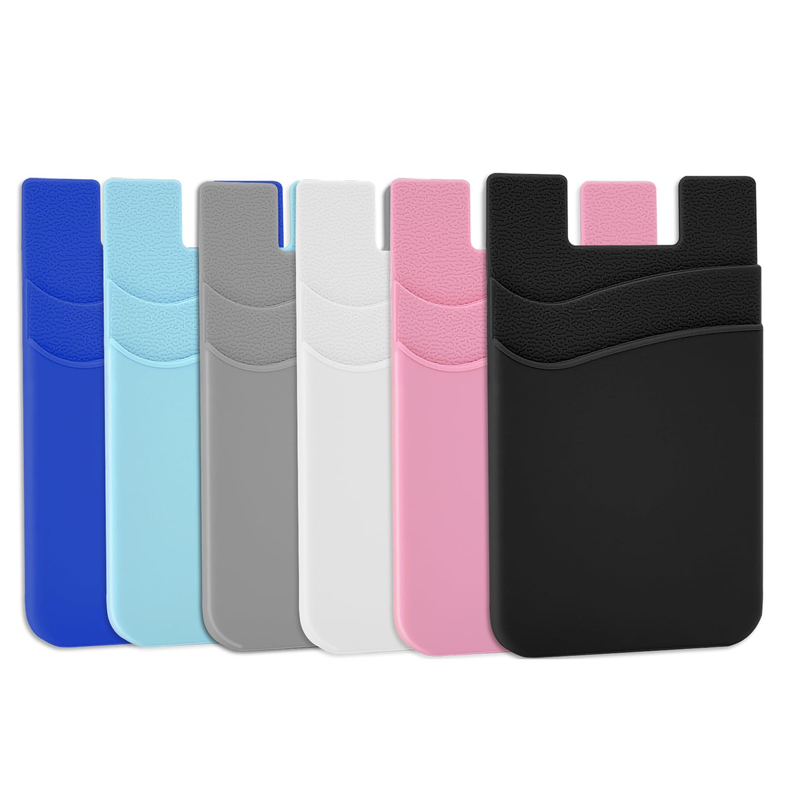 Stick-on Phone Wallet for Credit Cards & Cash - Slim RFID Blocking Card Holder for iPhone, Samsung & All Smartphones (Perfect for Travel, Shopping & Daily Use)