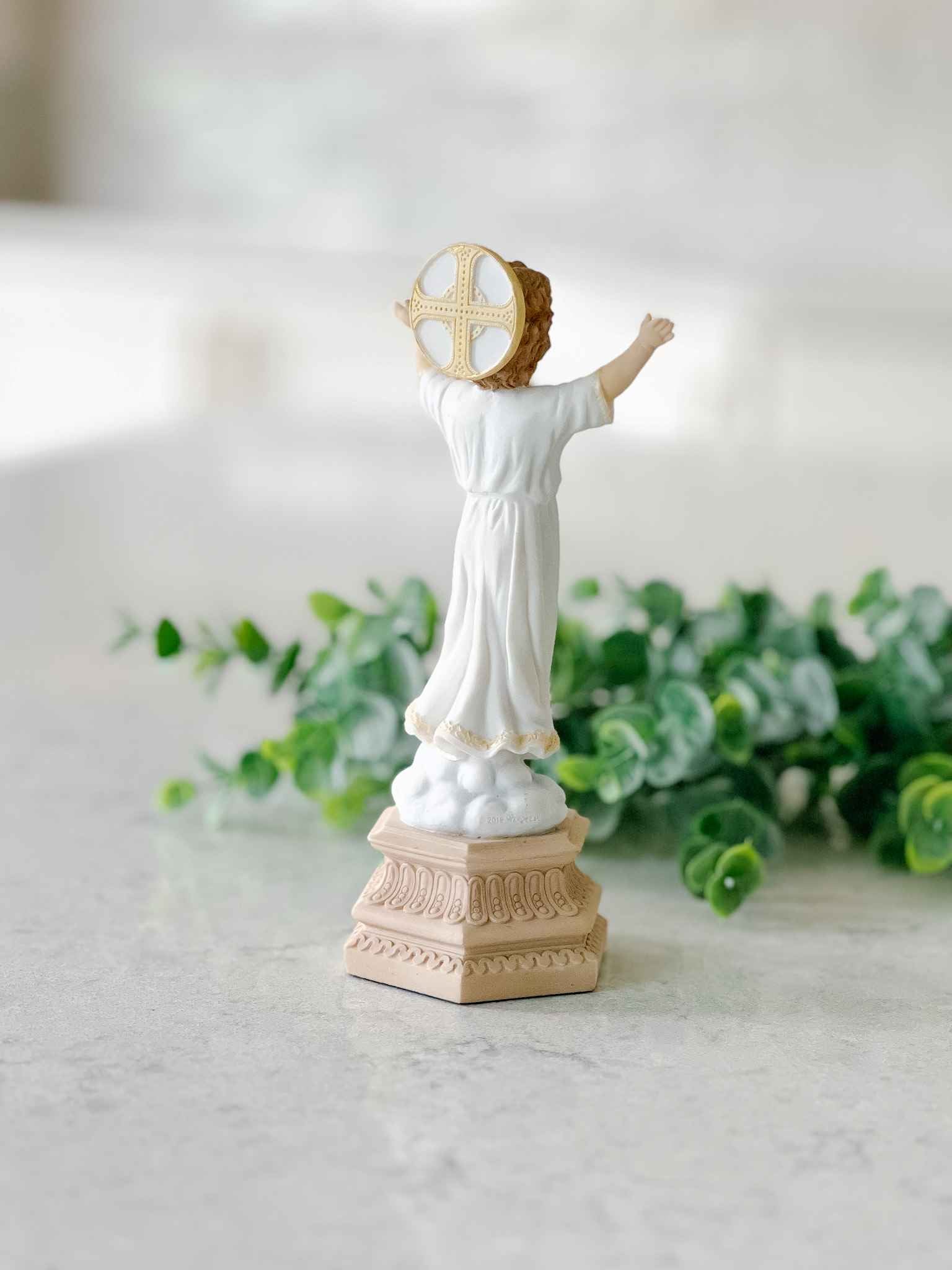 Divine Baby Jesus Statue - Handcrafted Religious Figurine for Home Altar, Christmas Decor, and Catholic Gifts