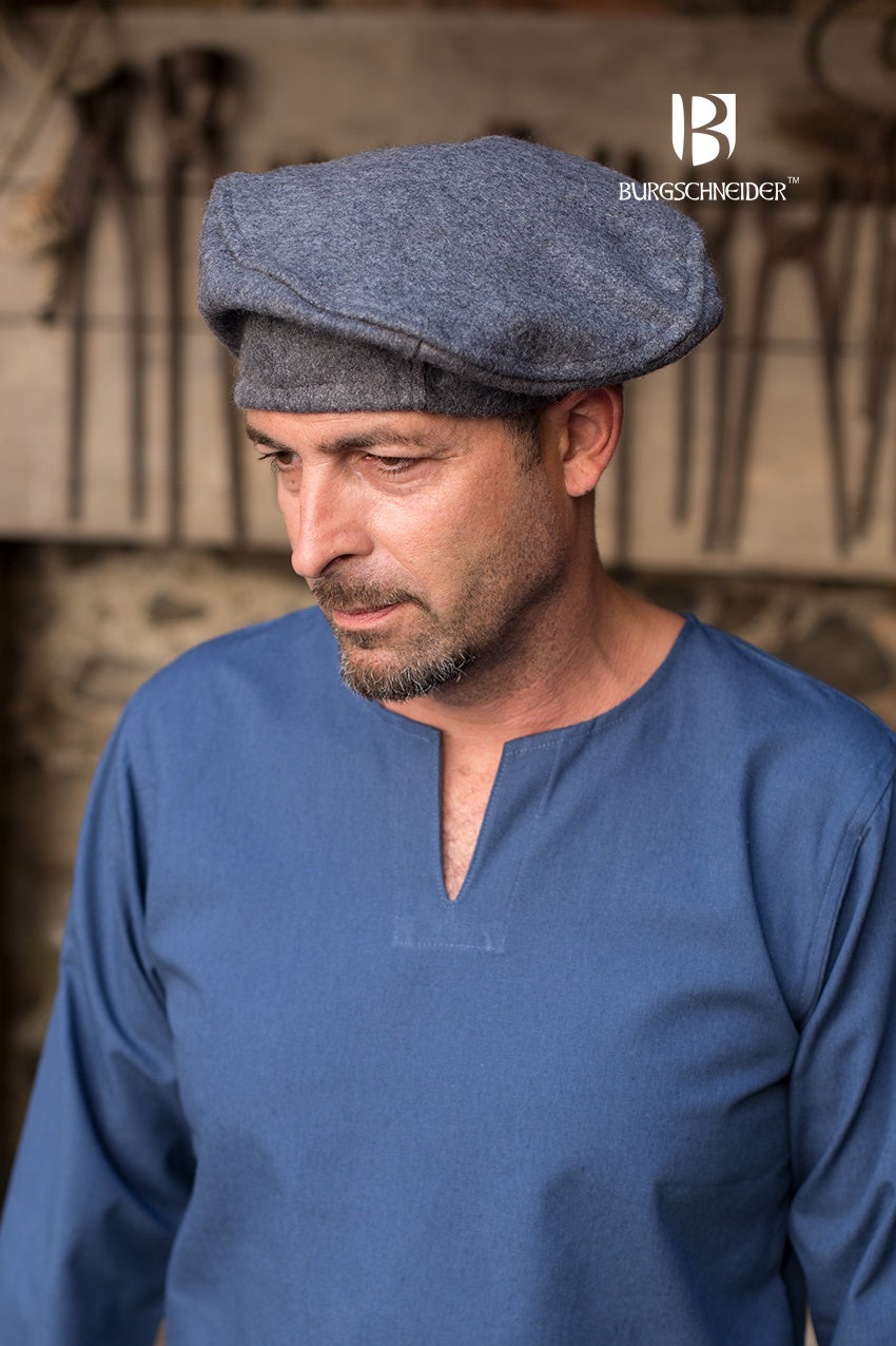 Wool Beret Harald Grey - Classic Winter Hat for Women & Men - Warm & Stylish for Outdoor Activities, Travel & Fashion
