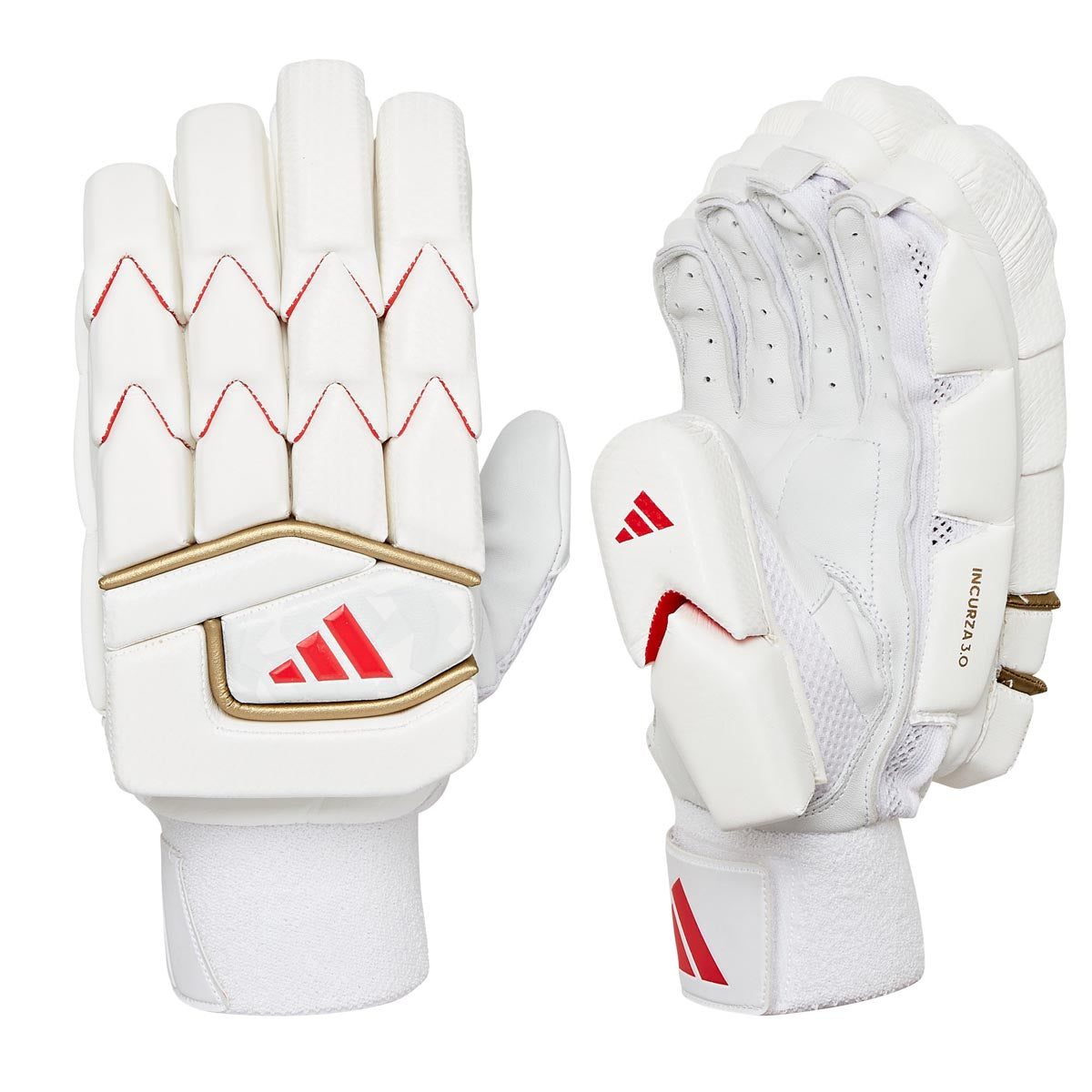 Adidas Incurza 3.0 Cricket Batting Gloves - Premium Leather Cricket Gloves for Men (2025 Model) - Perfect for Professional Matches & Training Sessions