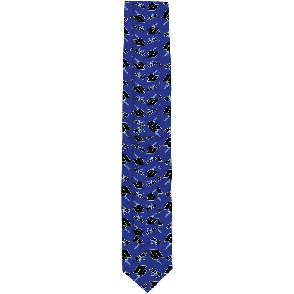 ThisWear Graduation Tie - Elegant University & High School Grad Necktie for Commencement Ceremonies & Formal Events