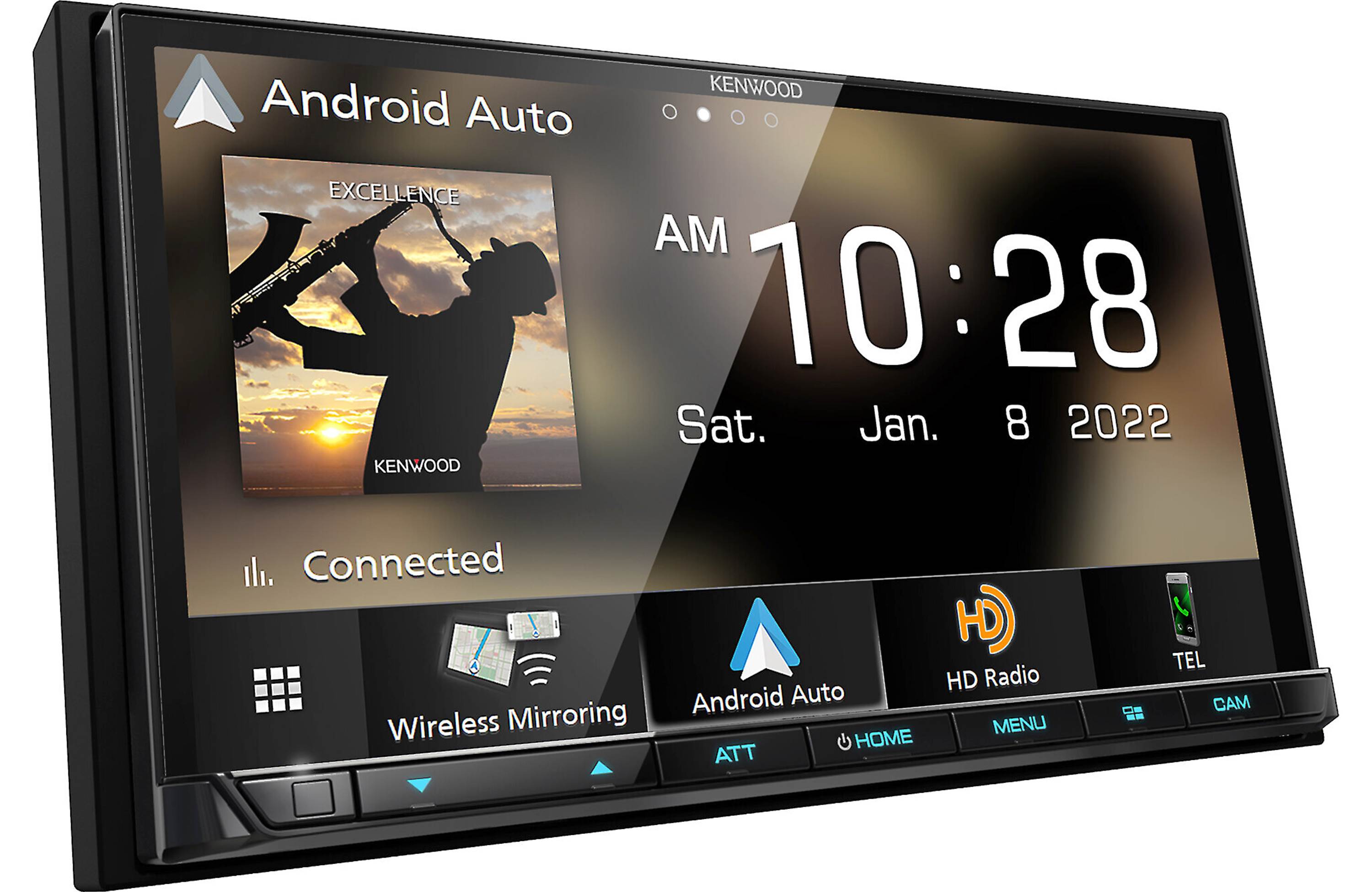 Kenwood Excelon DMX908S Digital Multimedia Car Stereo Receiver - Bluetooth, HD Radio, Apple CarPlay & Android Auto - Perfect for Road Trips & Daily Commutes