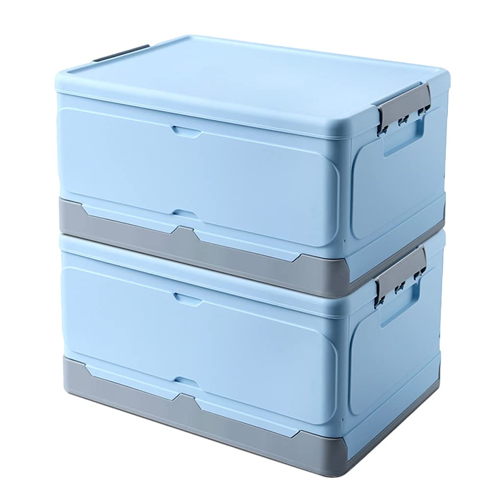ZHAOSHUNLI Plastic Storage Cabinet - Foldable Wardrobe Organizer for Clothes, Shoes & Accessories | Space-Saving Blue Storage Box for Bedroom, Closet & Dorm Organization