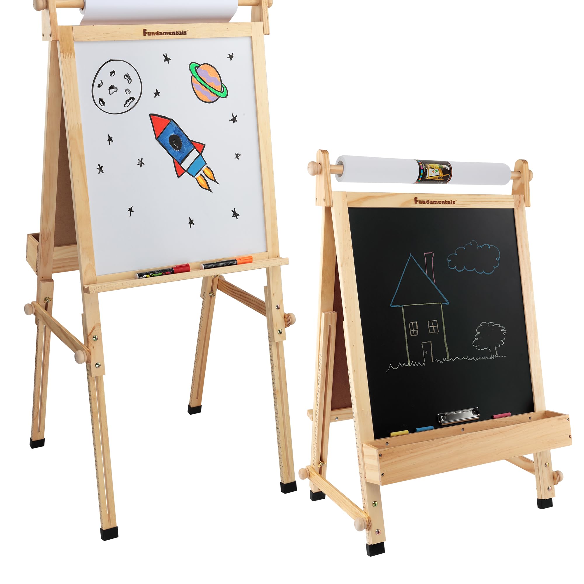 3-in-1 Adjustable Height Kids Art Easel - 36.5