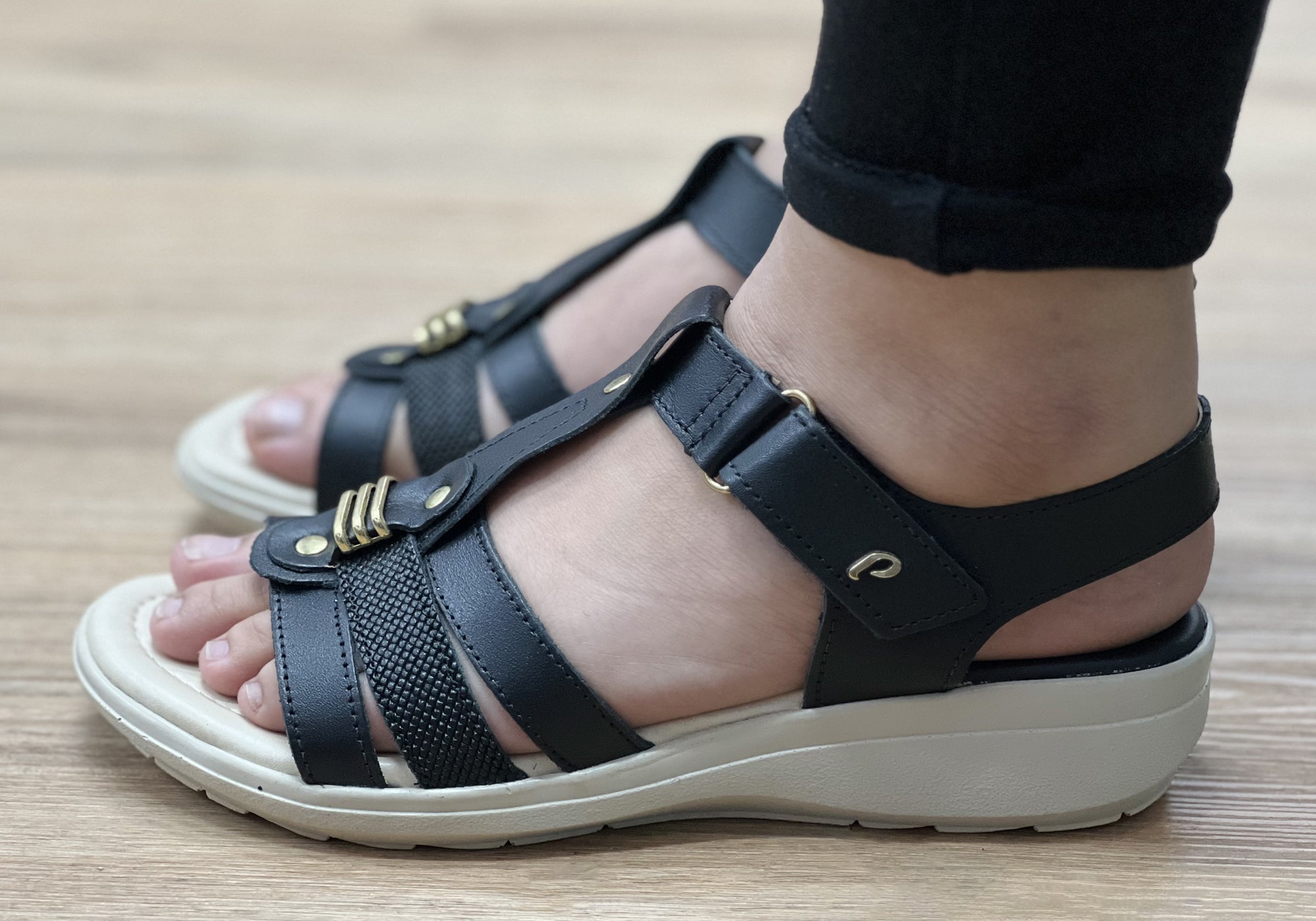 Tasha Women's Comfortable Leather Sandals - Handmade in Brazil - Perfect for Summer, Beach & Casual Outings