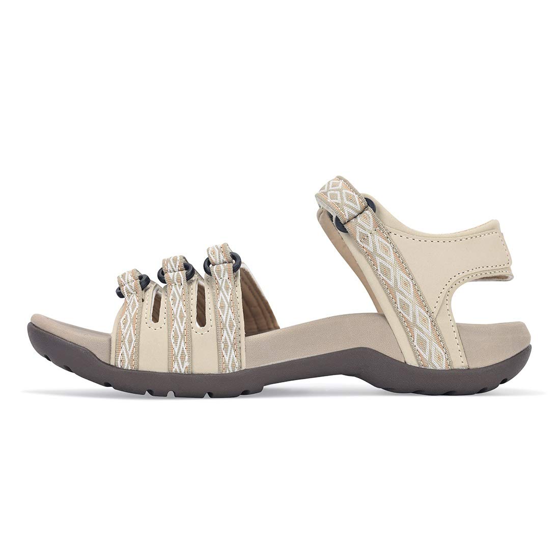 Viakix Women's Hiking Sandals - Comfortable & Stylish Athletic Sport Sandals for Walking, Outdoor Activities & Water Sports - Wide Width Available - Perfect for Trail Hiking, Beach Vacations and Summer Adventures