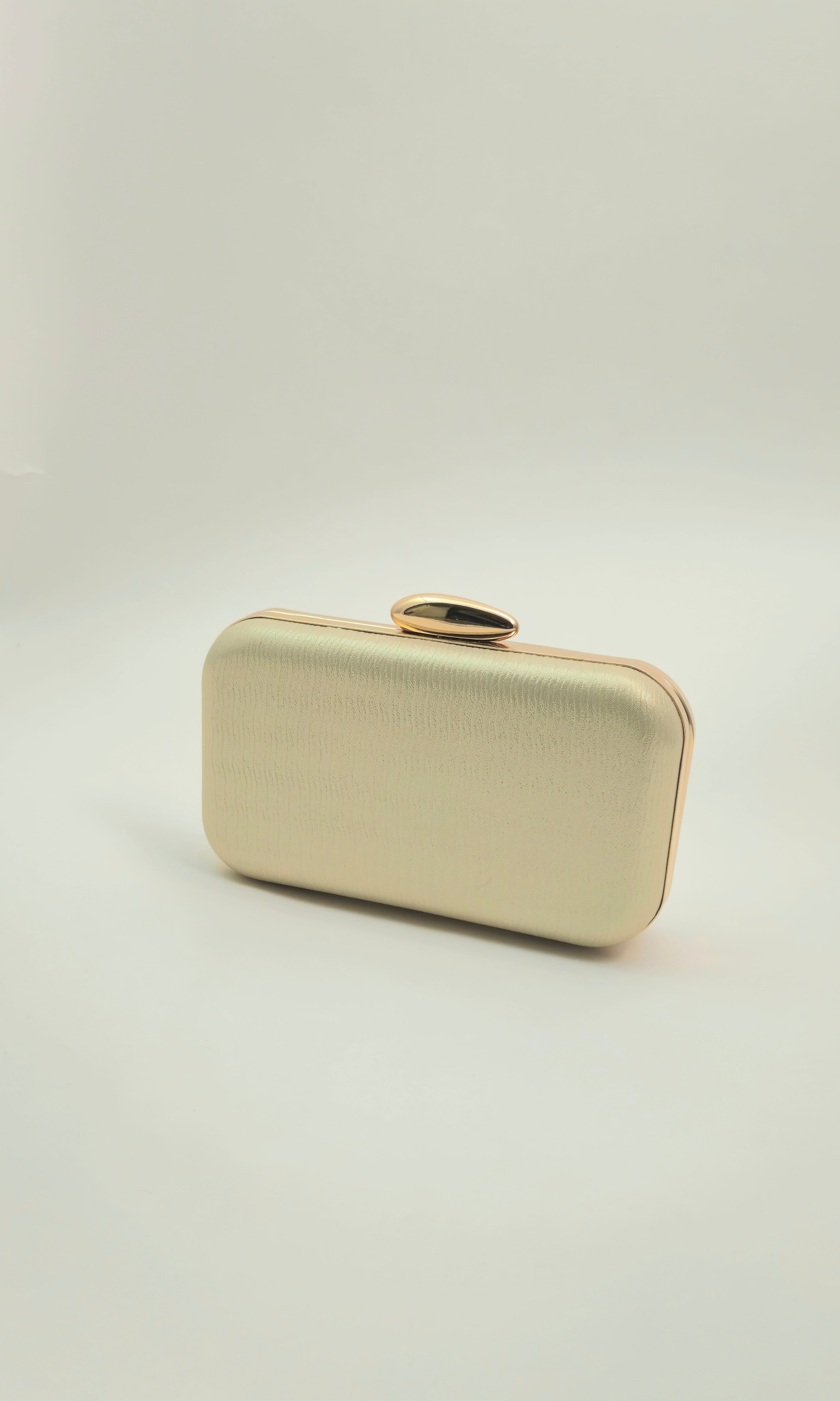 Janelle Gold Clutch Purse for Women - Elegant Evening Bag for Parties, Weddings & Special Occasions