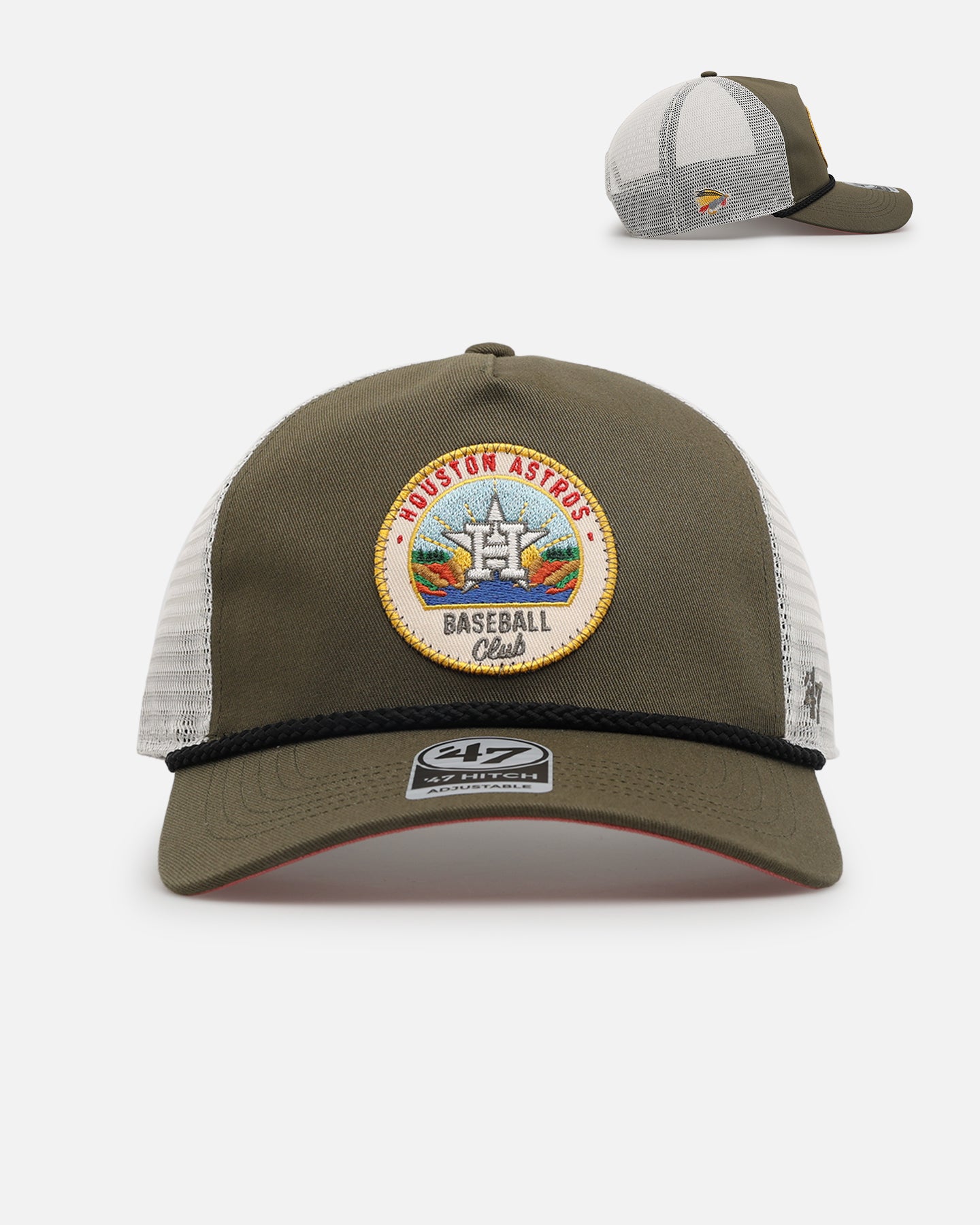 Houston Astros 'Casting Call' Snapback Trucker Hat by '47 Brand - Sandalwood Color for Baseball Fans & Outdoor Activities