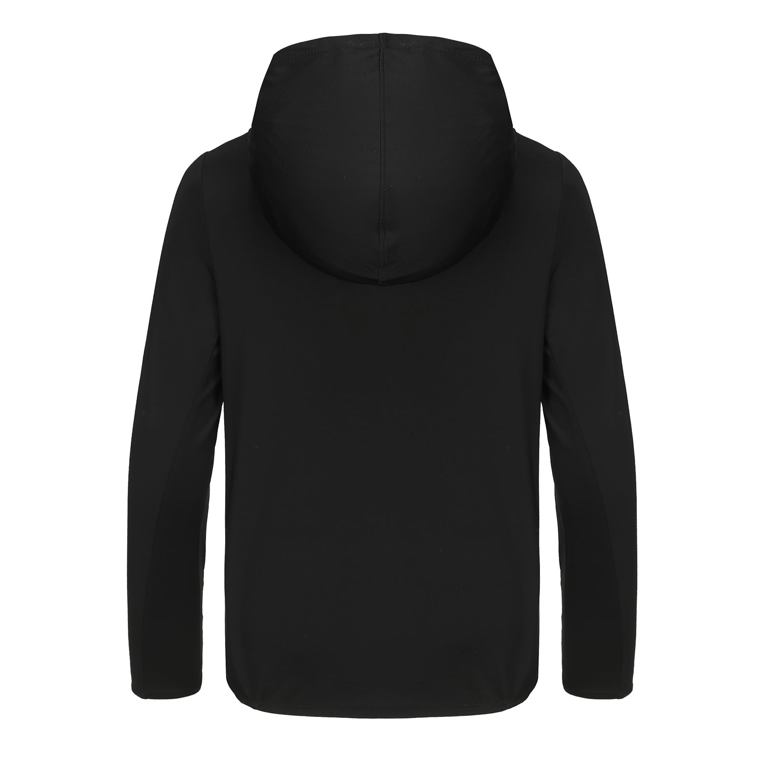 HODOSPORTS Boys UPF 50+ Sun Protection Long Sleeve Rash Guard Swim Shirt - Hooded UV Swimwear for Kids, Perfect for Swimming, Hiking & Beach Activities