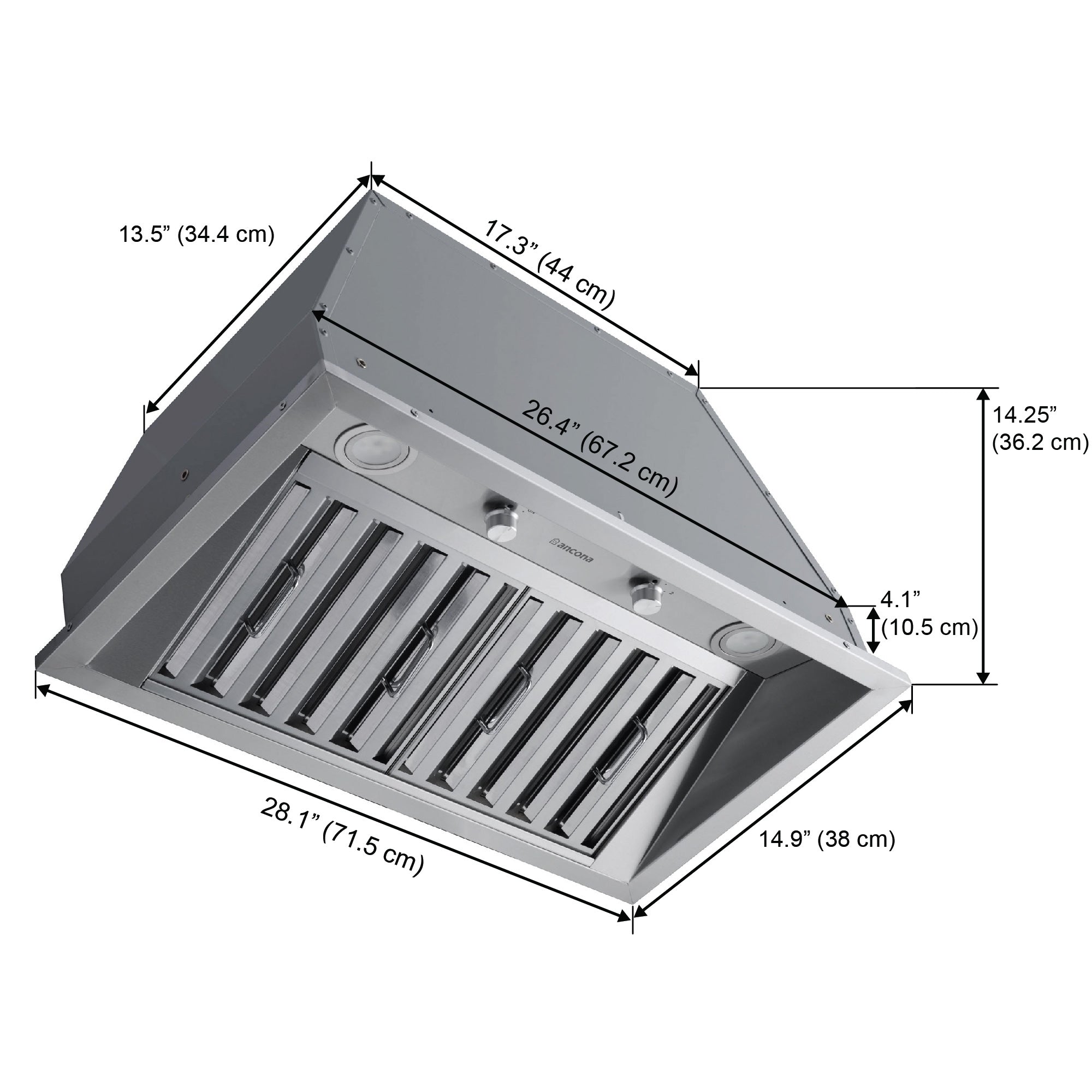 Ancona 2-Piece Commercial Kitchen Appliance Set - 30